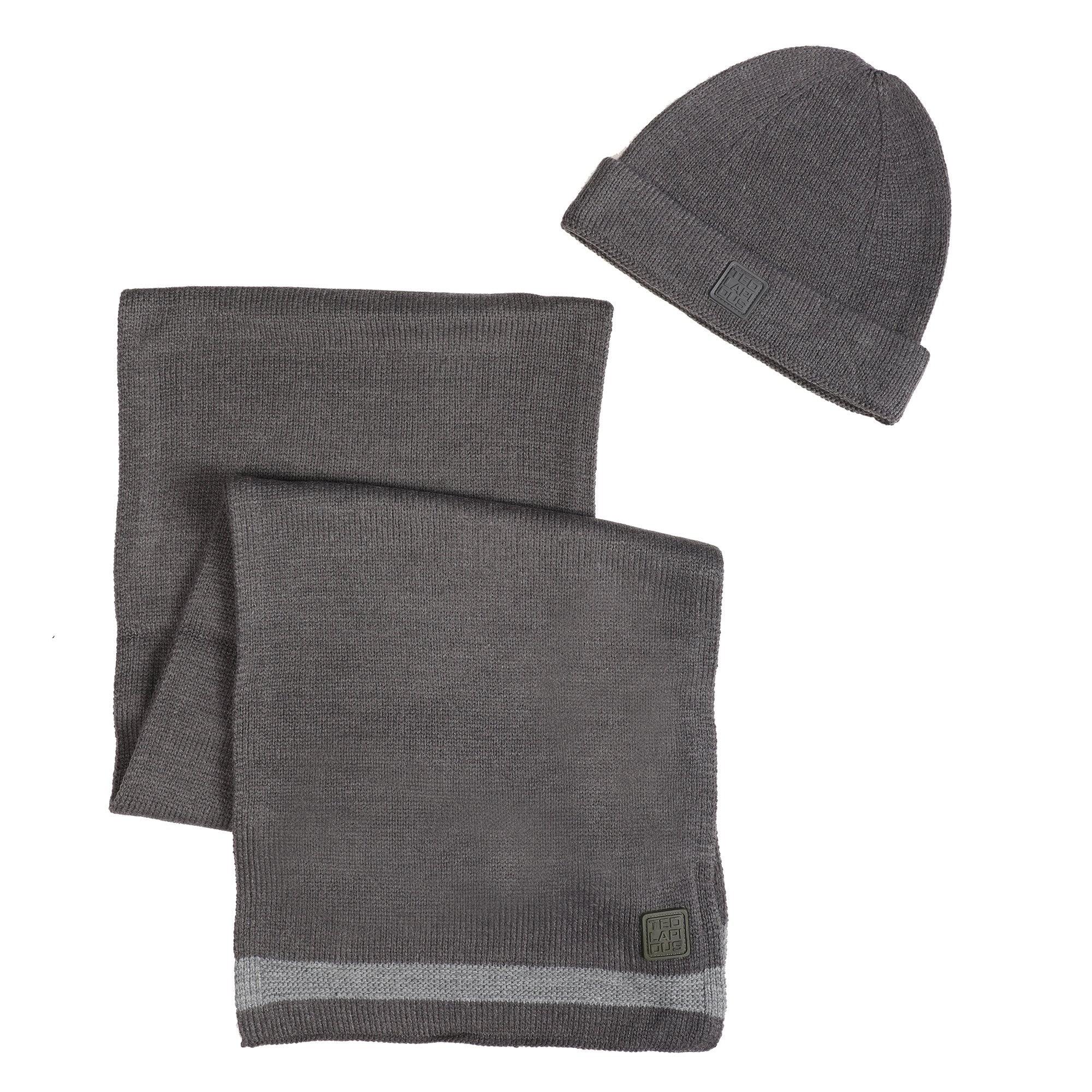 COFFRET BONNET ECHARPE NOIR / GRIS FONCE / GRIS CLAIR / MARINE - Image 3