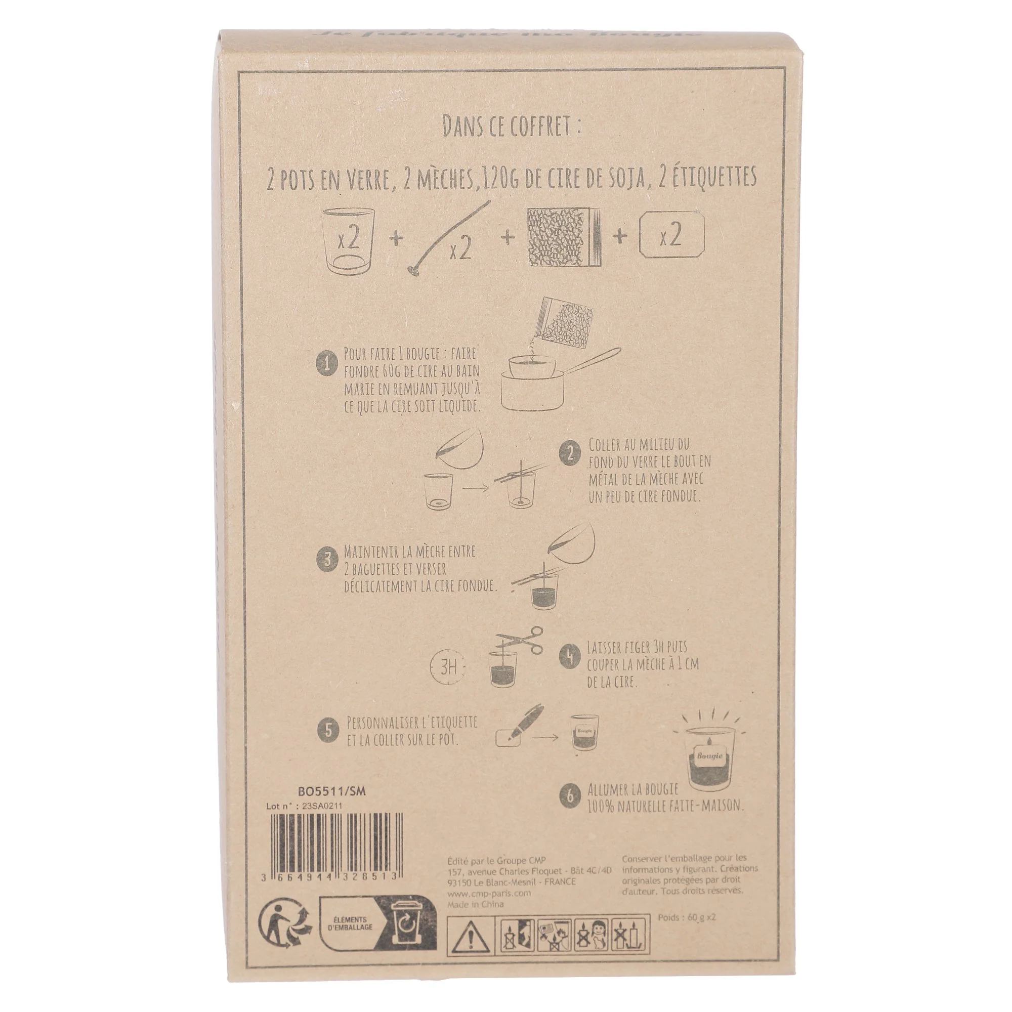 Coffret bougies cire de soja à faire soi-même - Image 3