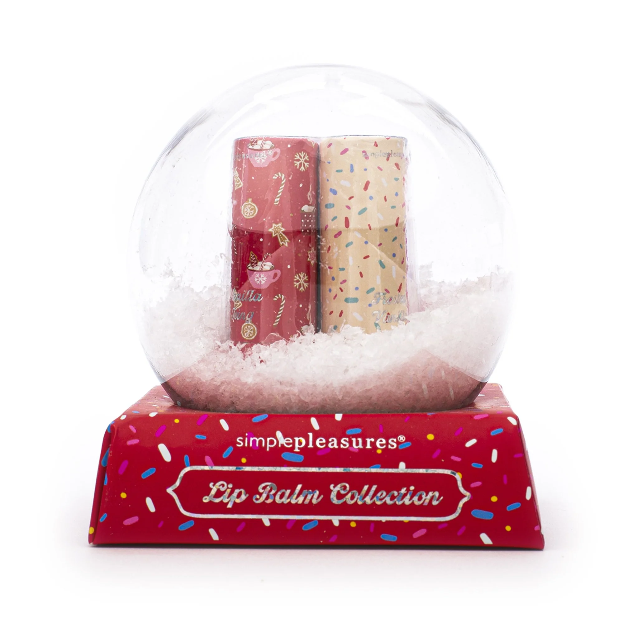 Coffret Boule de Noël avec 4 Baumes à lèvres