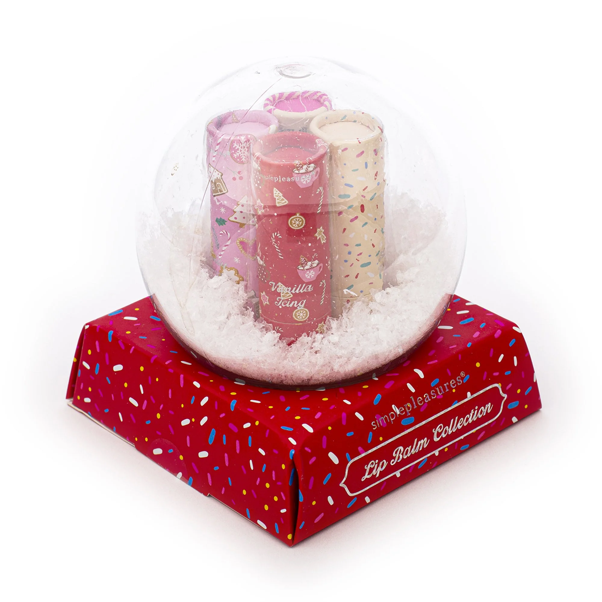 Coffret Boule de Noël avec 4 Baumes à lèvres - Image 3