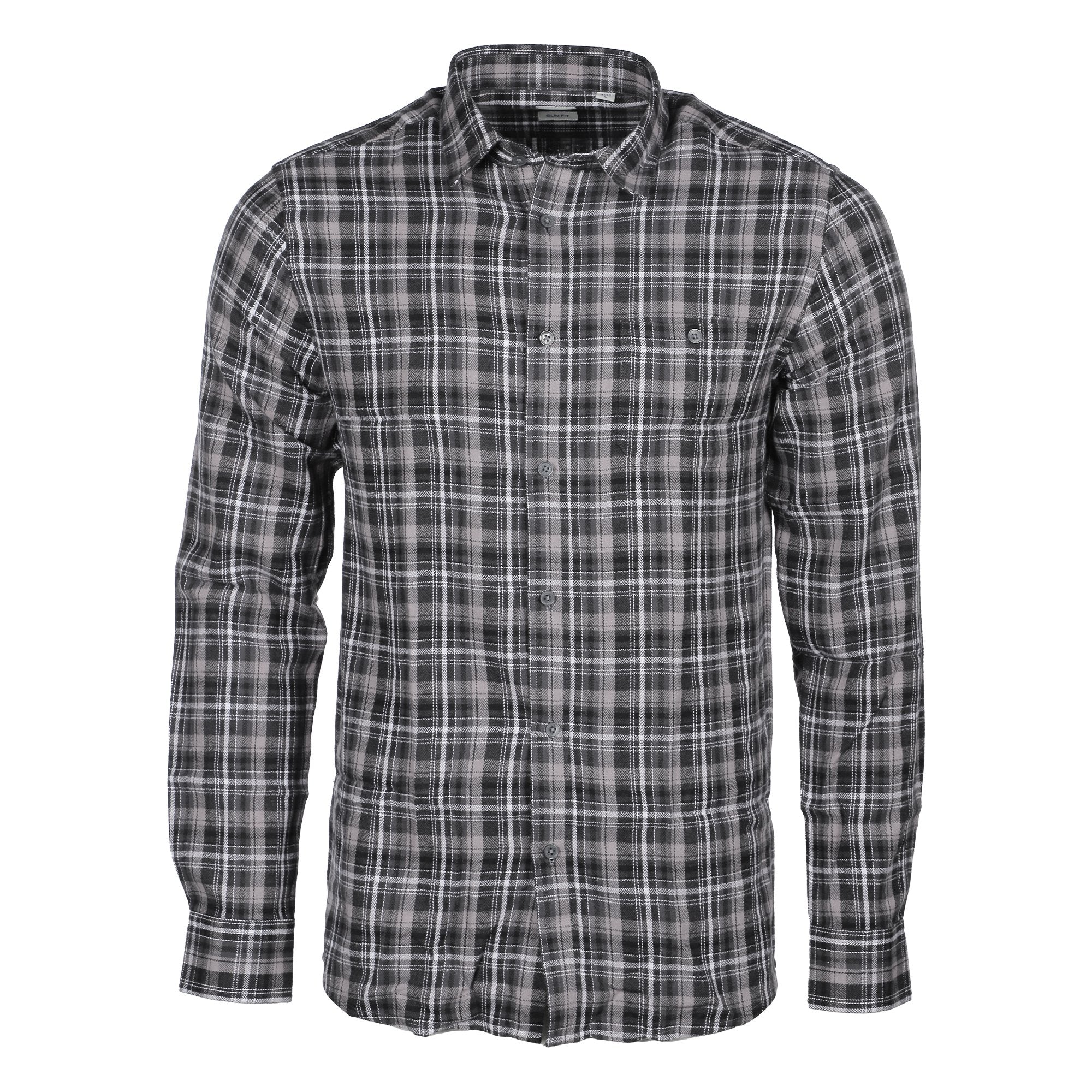 COFFRET CHEMISE FLANELLE ANTHRACITE - Image 2