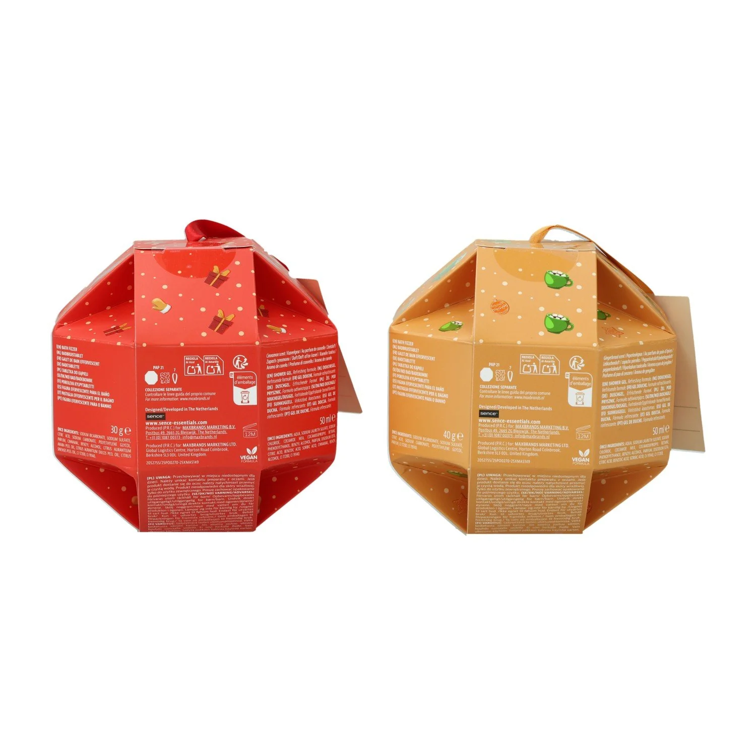 Coffret Christmas soin du corps  - Rouge - Image 3