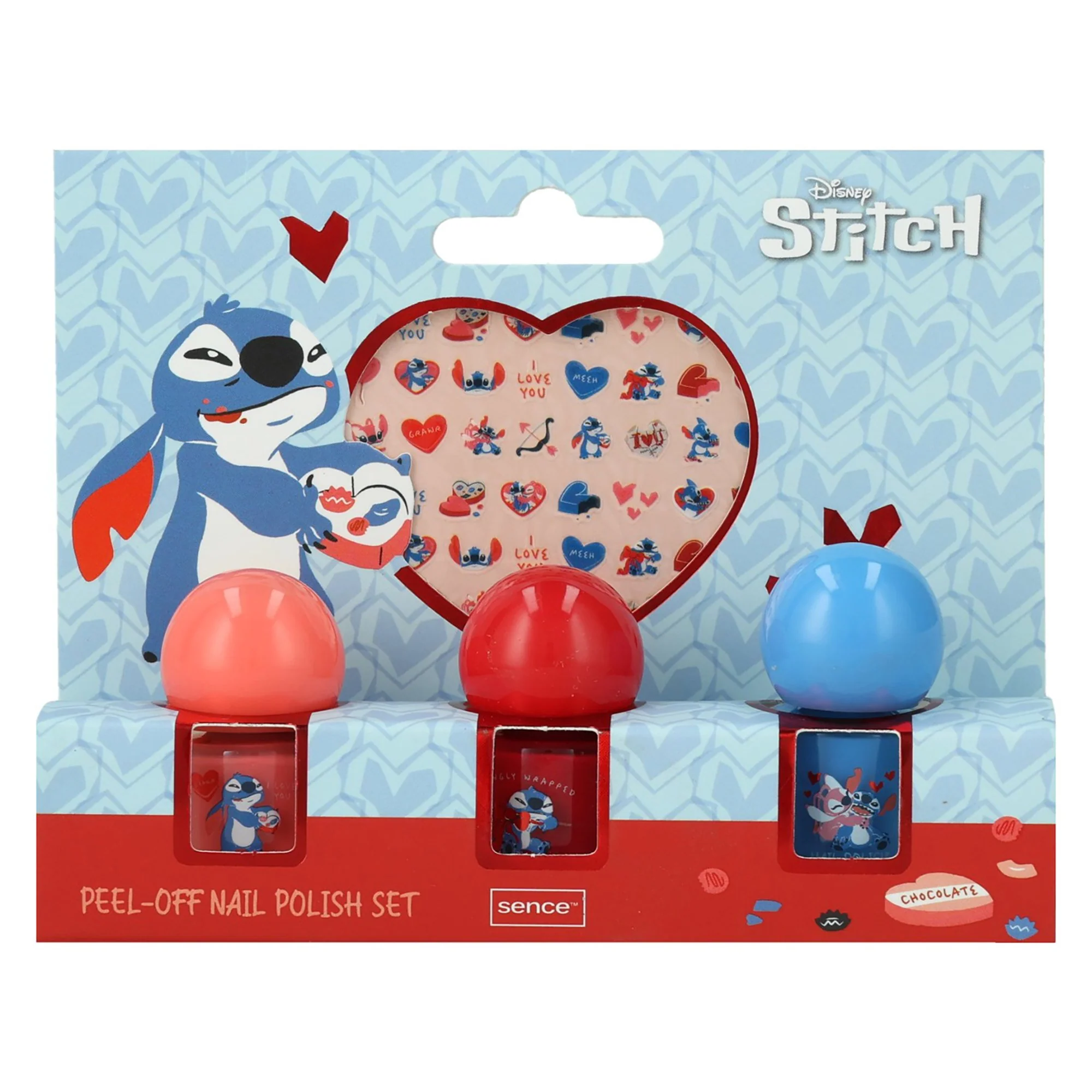 Coffret de 3 vernis et stickers