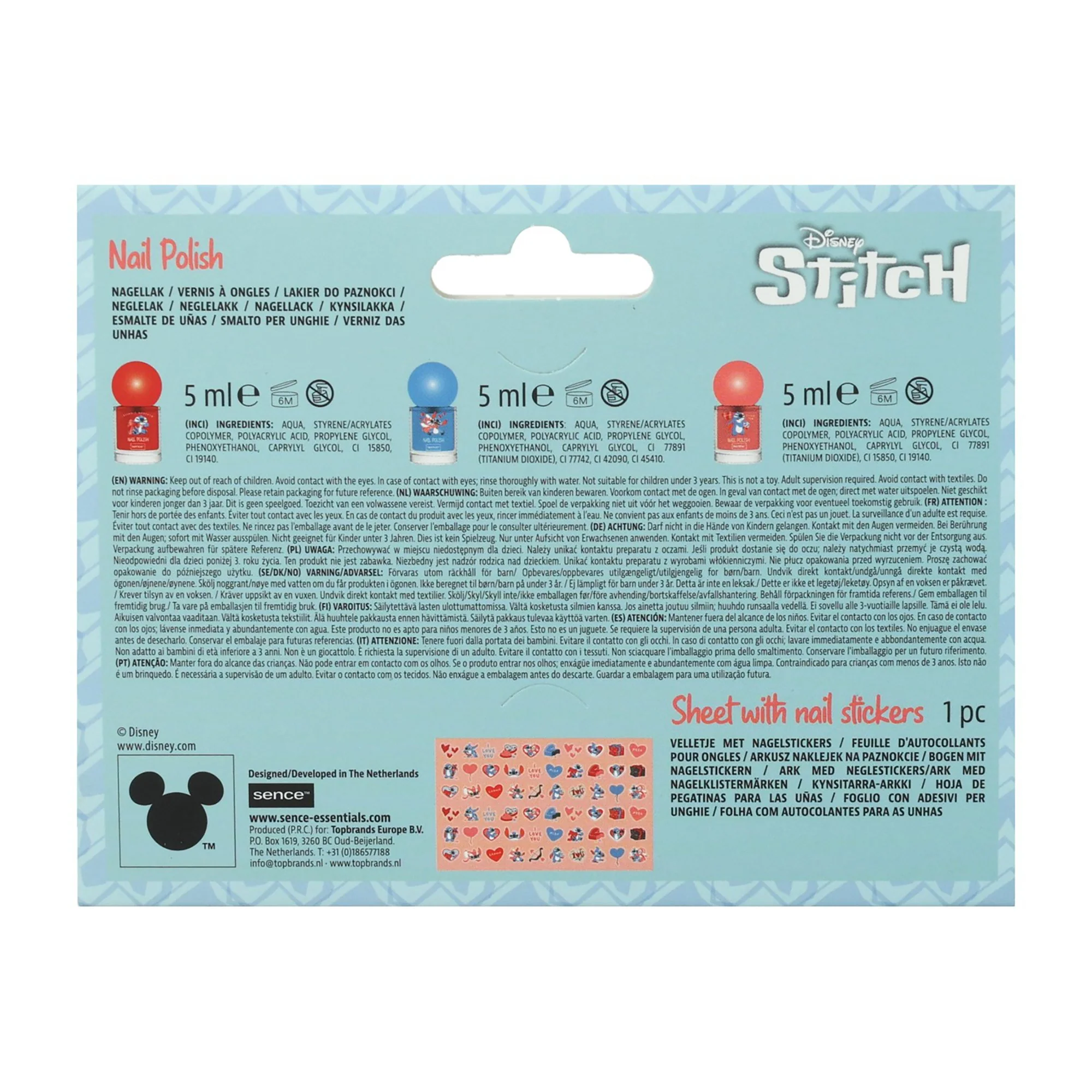 Coffret de 3 vernis et stickers - Image 3