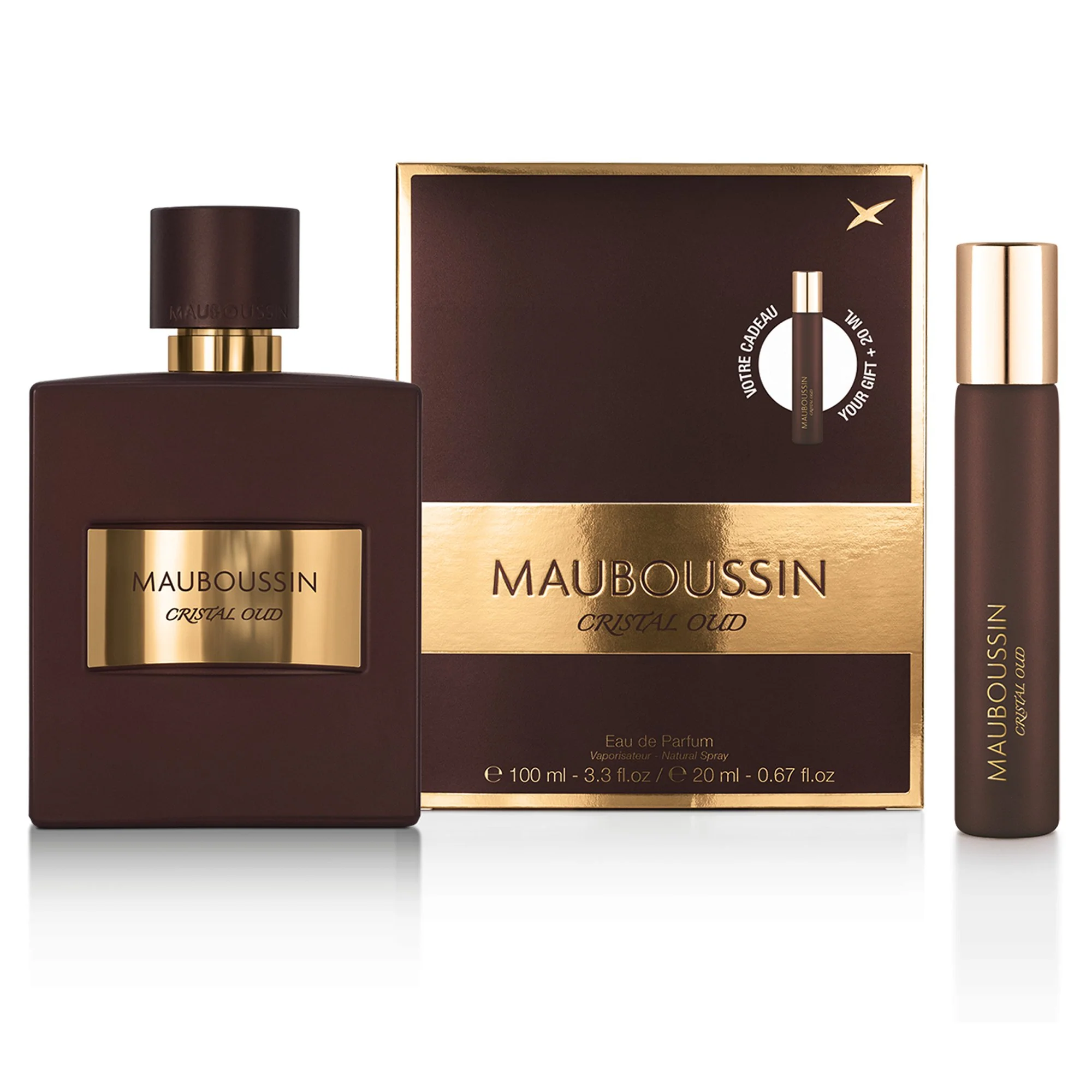 Coffret eau de parfum Cristal Oud