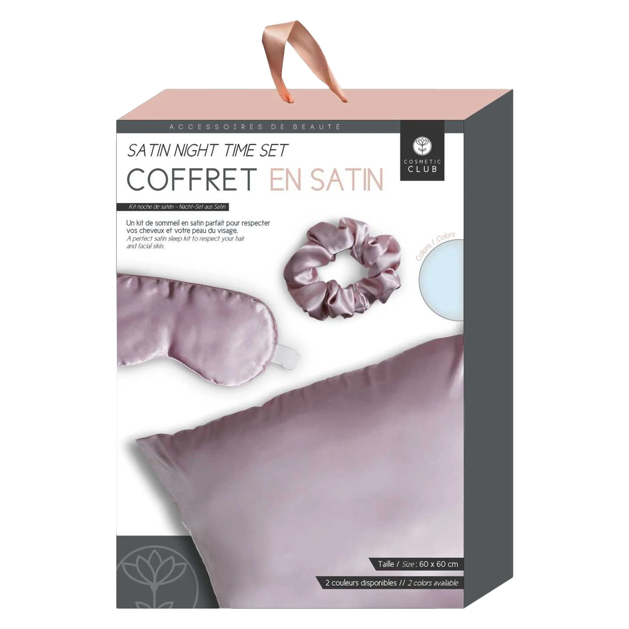 Coffret nuit 3 accessoires Satin