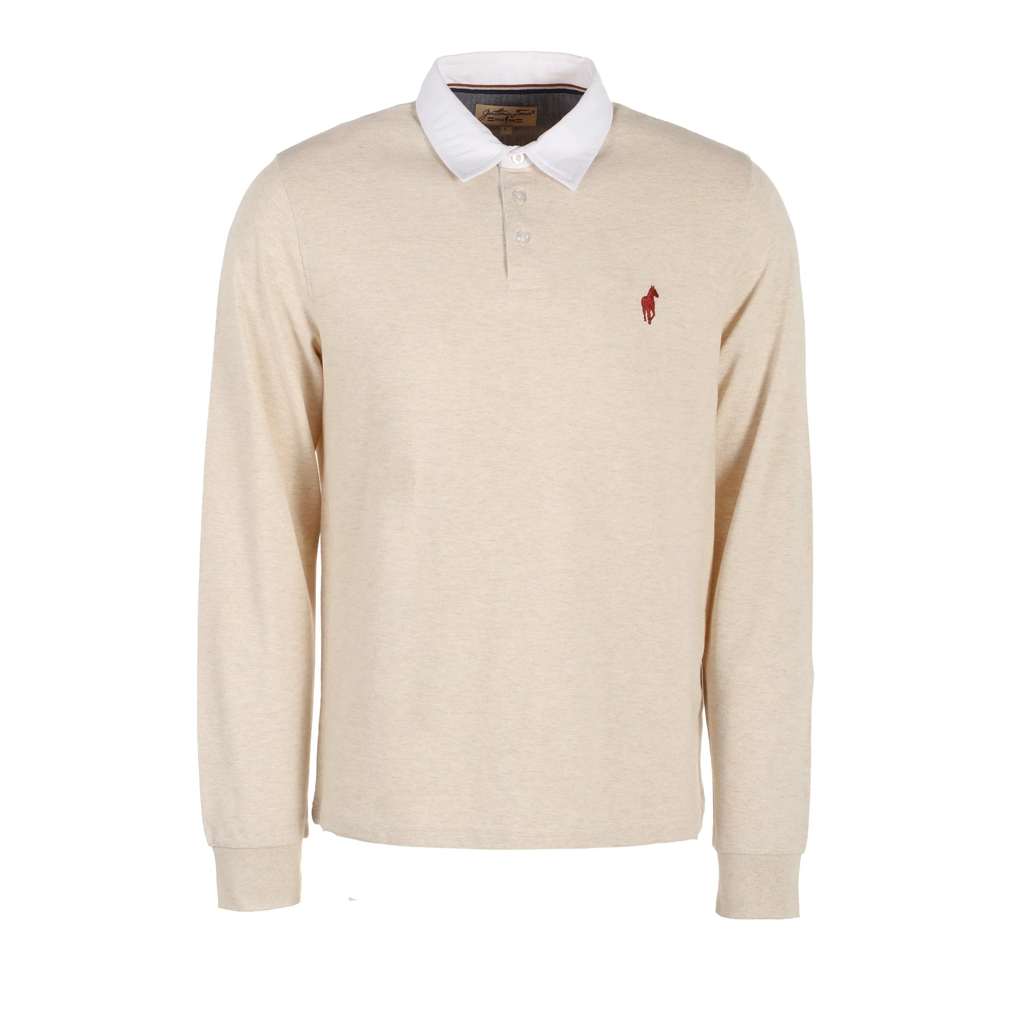 Coffret polo manches longues - Beige
