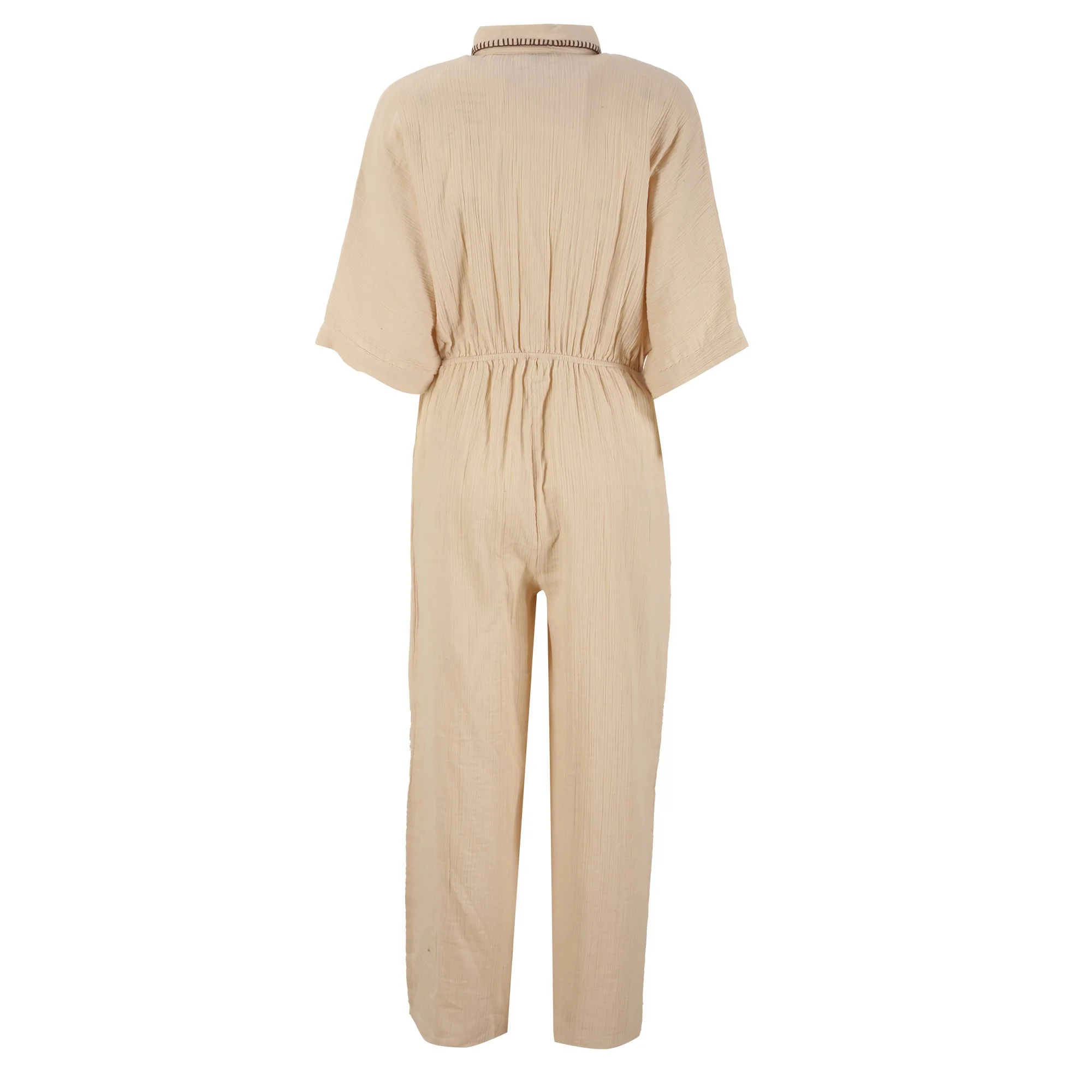 Combinaison gaze de coton  - Beige - Image 2