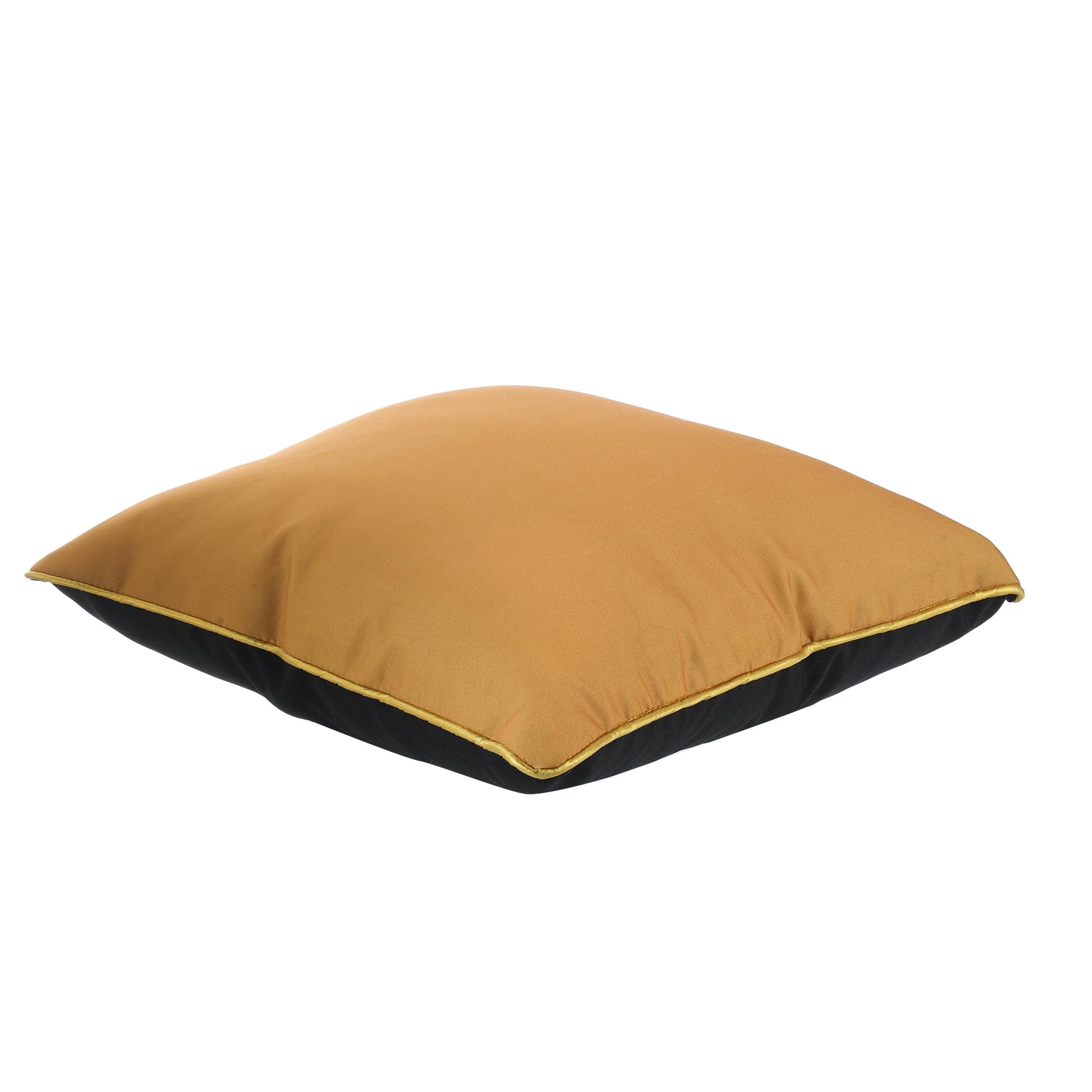 Coussin or et noir 40x40cm - Or - Image 4