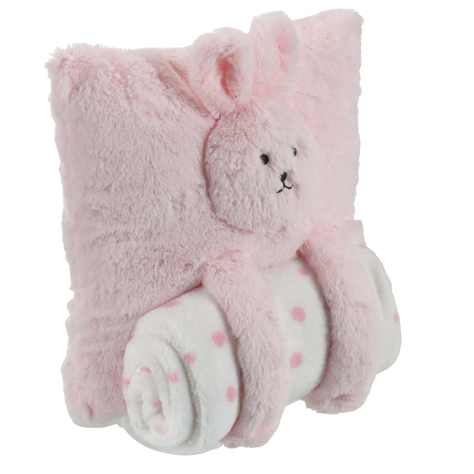 Coussin + plaid intégré animal - Gris - Image 2