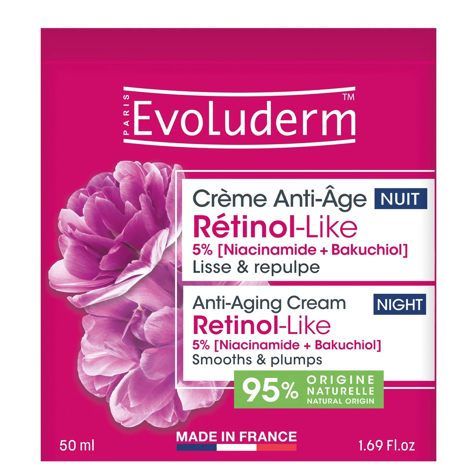 Crème Anti-Âge Nuit Rétinol-Like