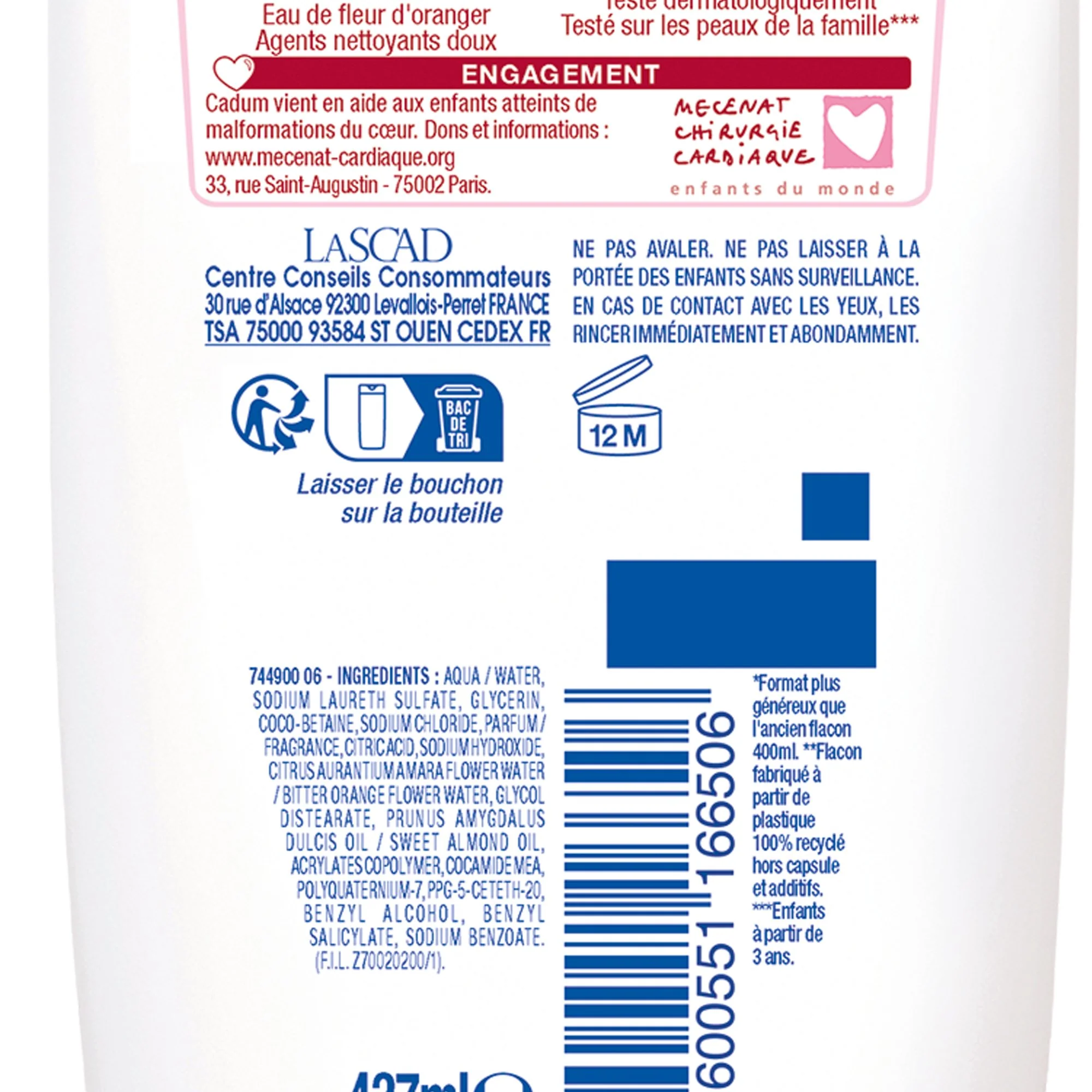 Crème de douche fleur d'oranger - Image 3