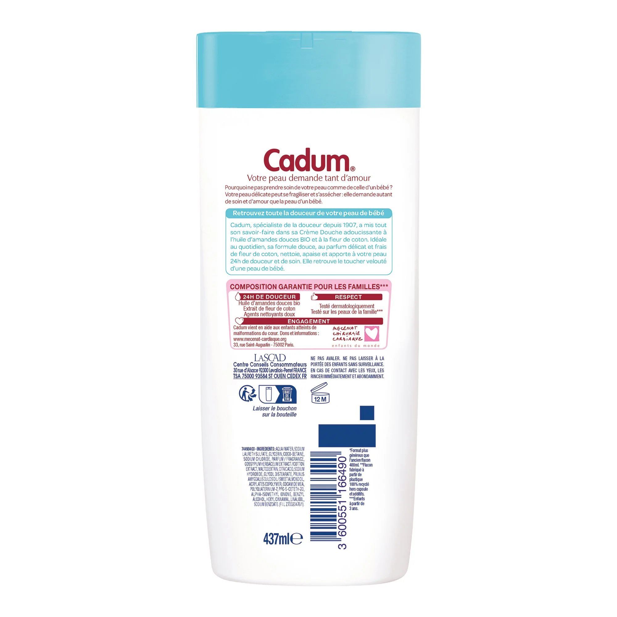 Crème de douche fleur de coton - Image 2