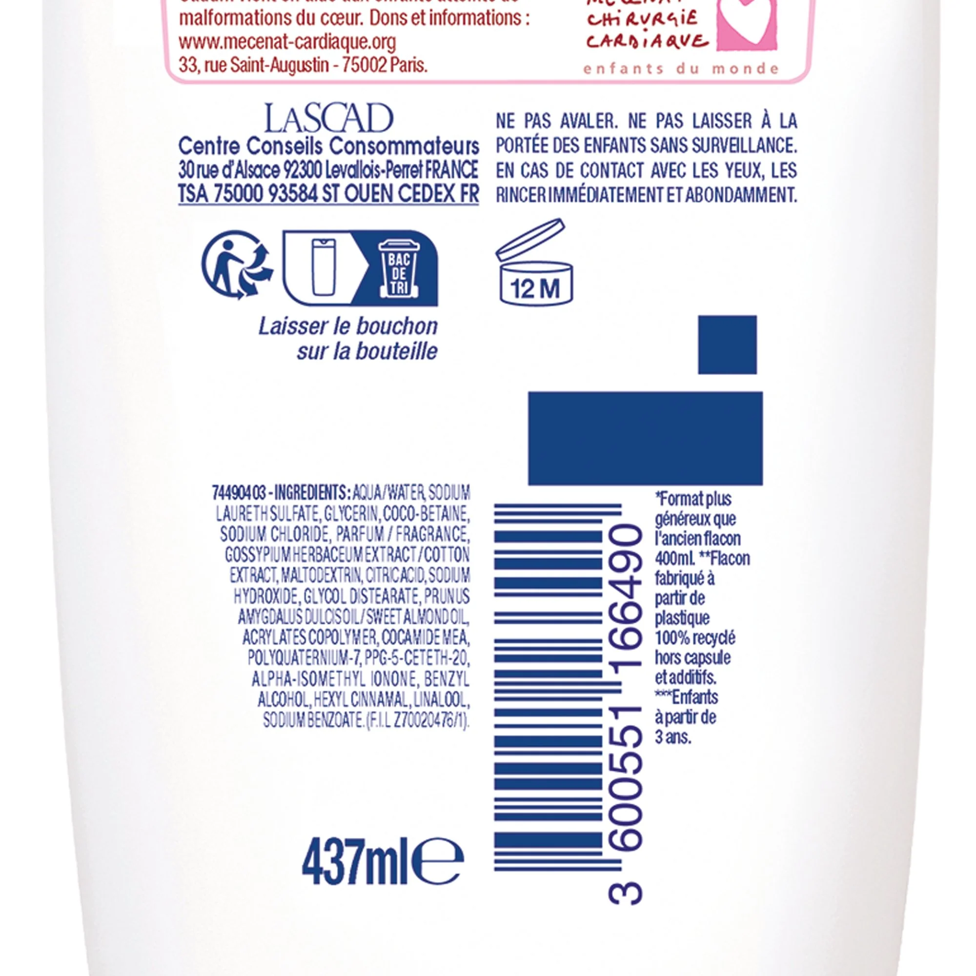 Crème de douche fleur de coton - Image 3