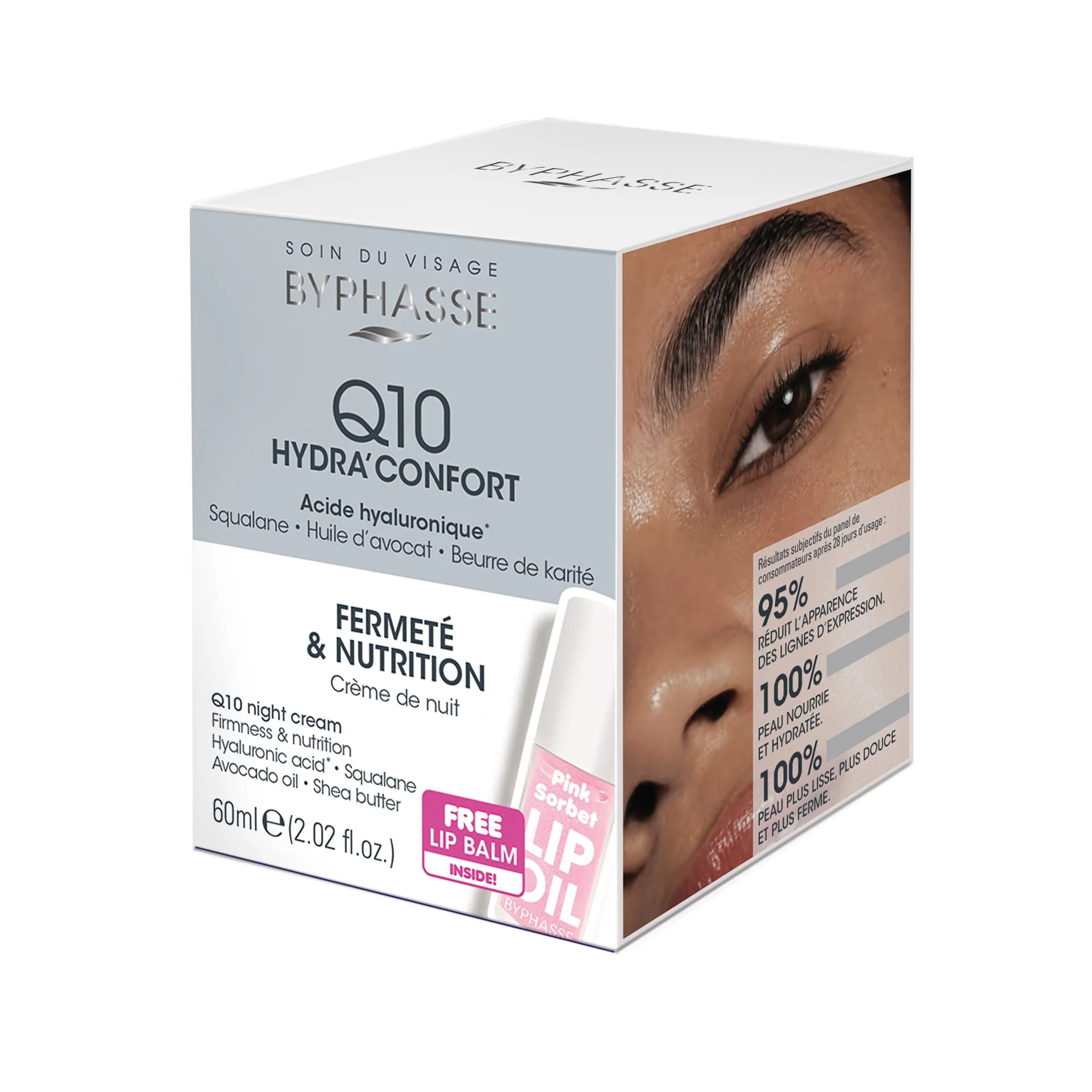 Crème de nuit Q10 lift + huile à lèvre offerte - Image 2