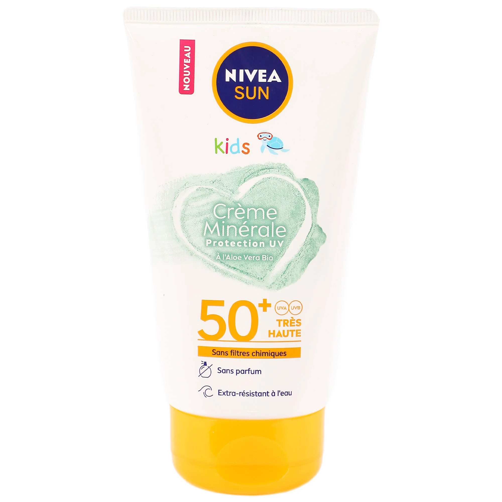 Crème minérale enfant aloé Vera bio SPF 50