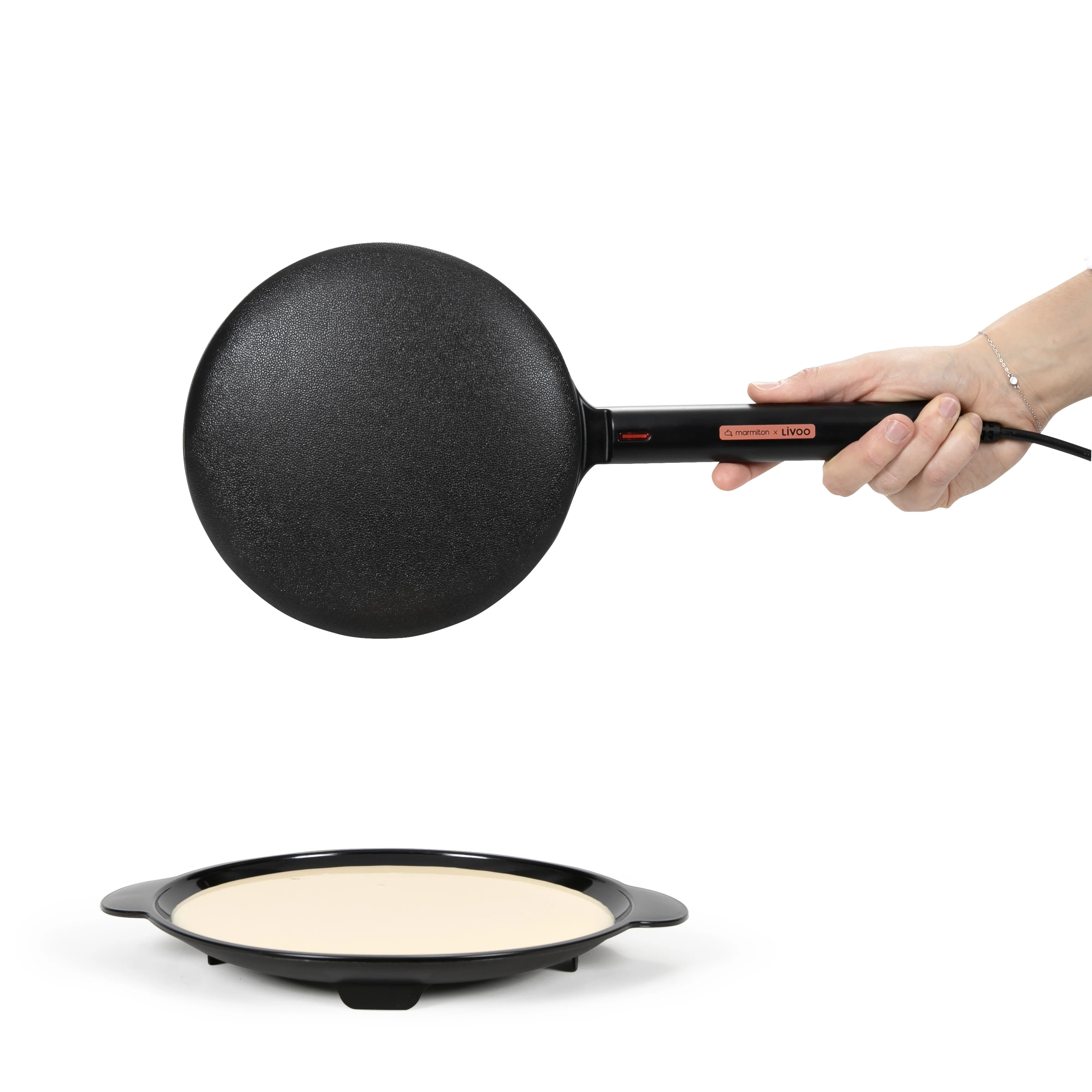 Crêpière noire électrique - Image 3