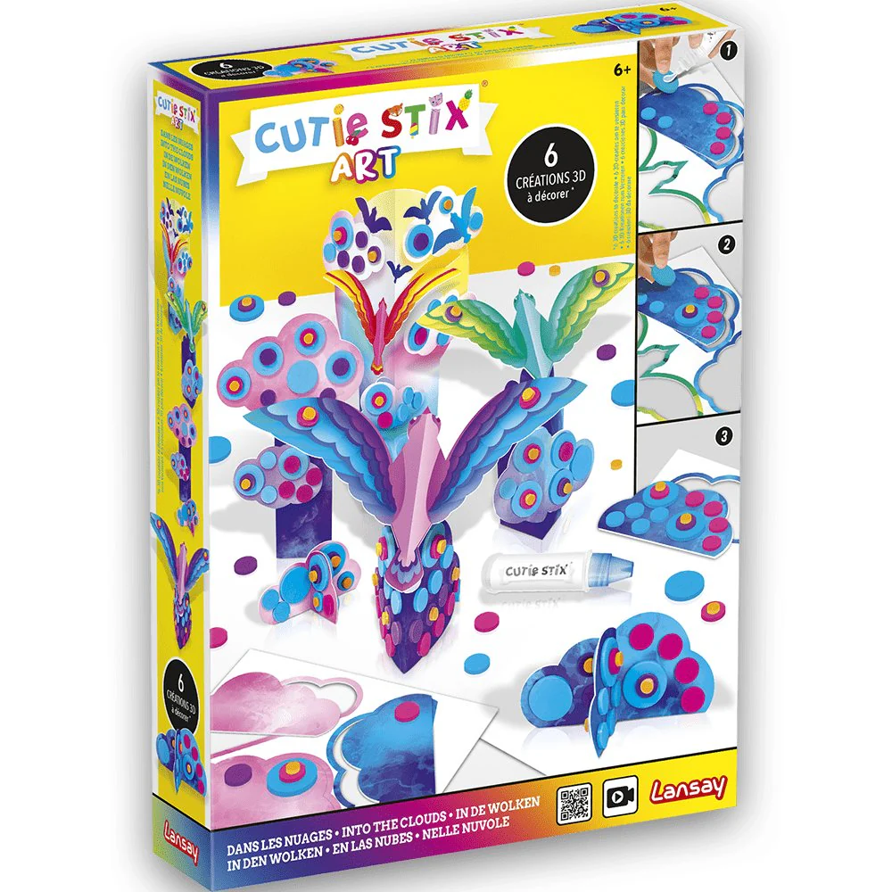 Cutie stix art dans les nuages