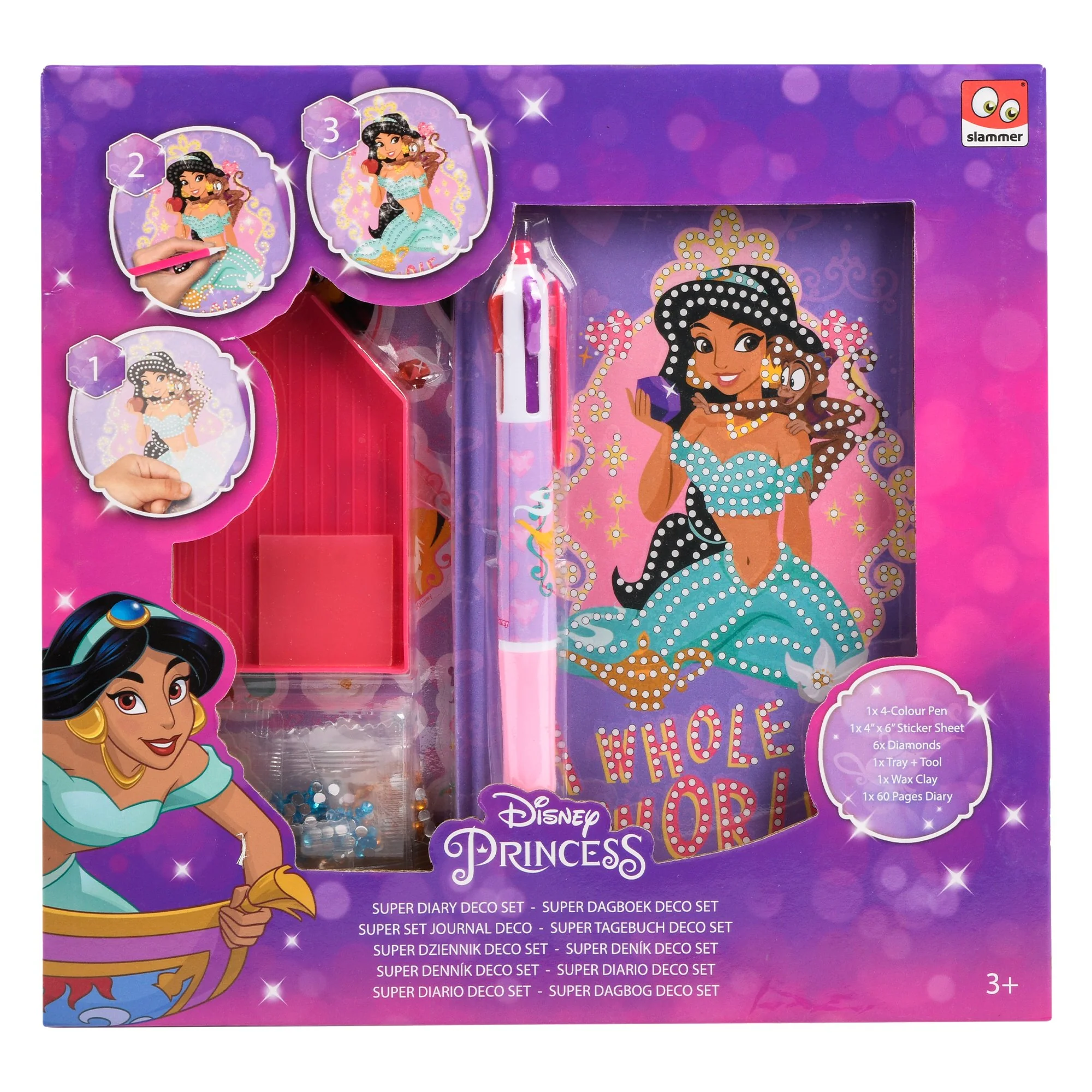 Disney princess super set journal deco  - Violet
