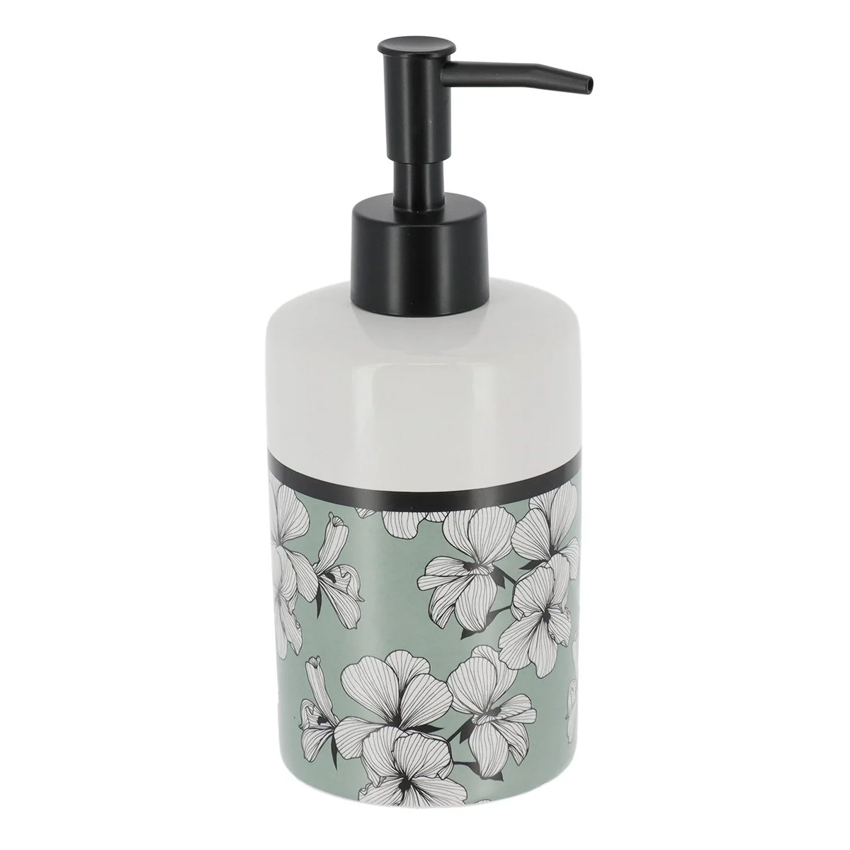 Distributeur à savon rond vert 320ML