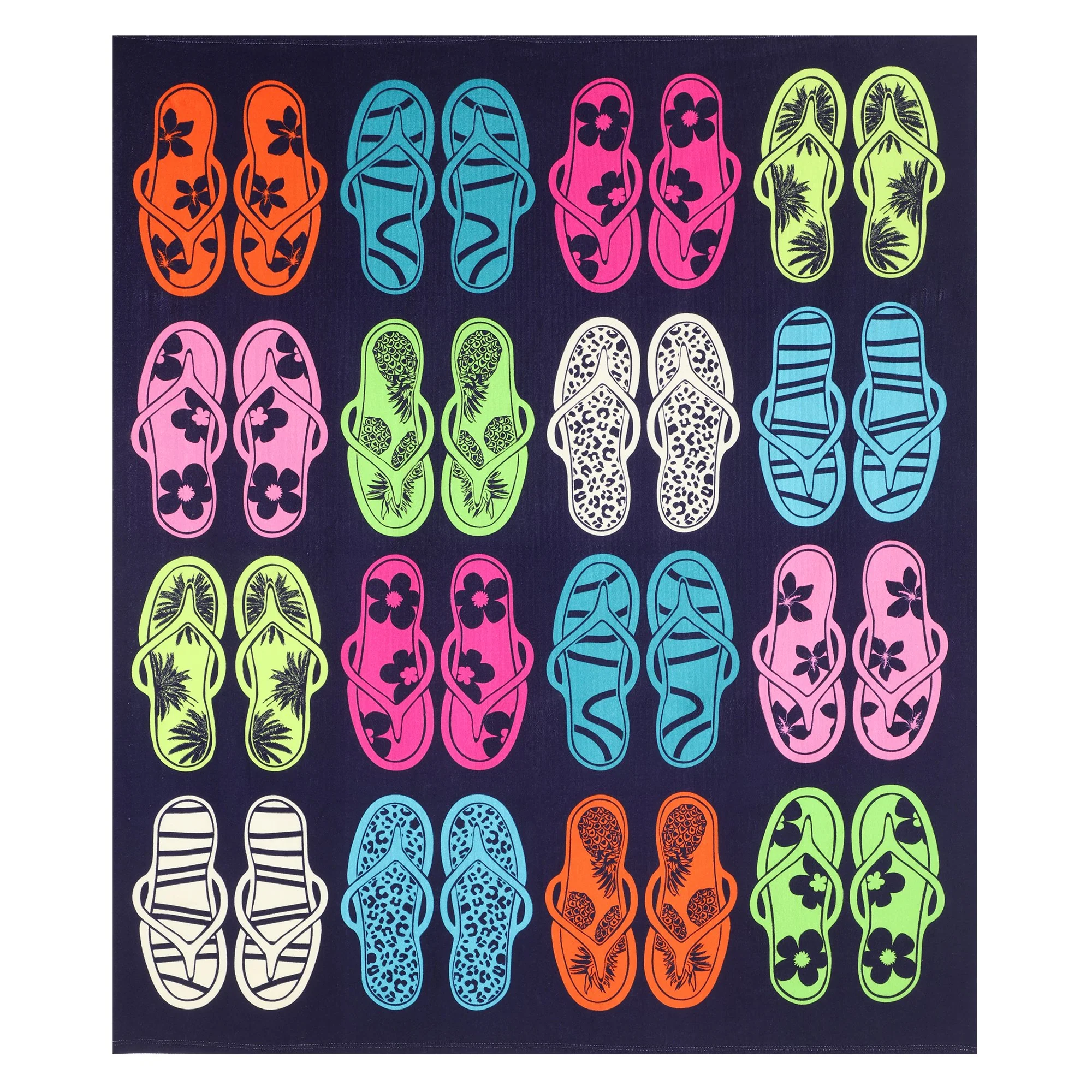 Drap de plage 140x170cm - Noir