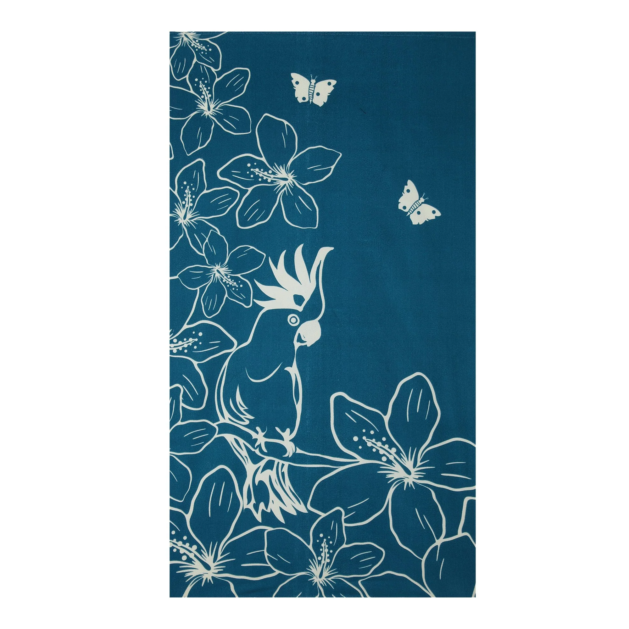 Drap de plage 90x170cm - Bleu clair - Image 3