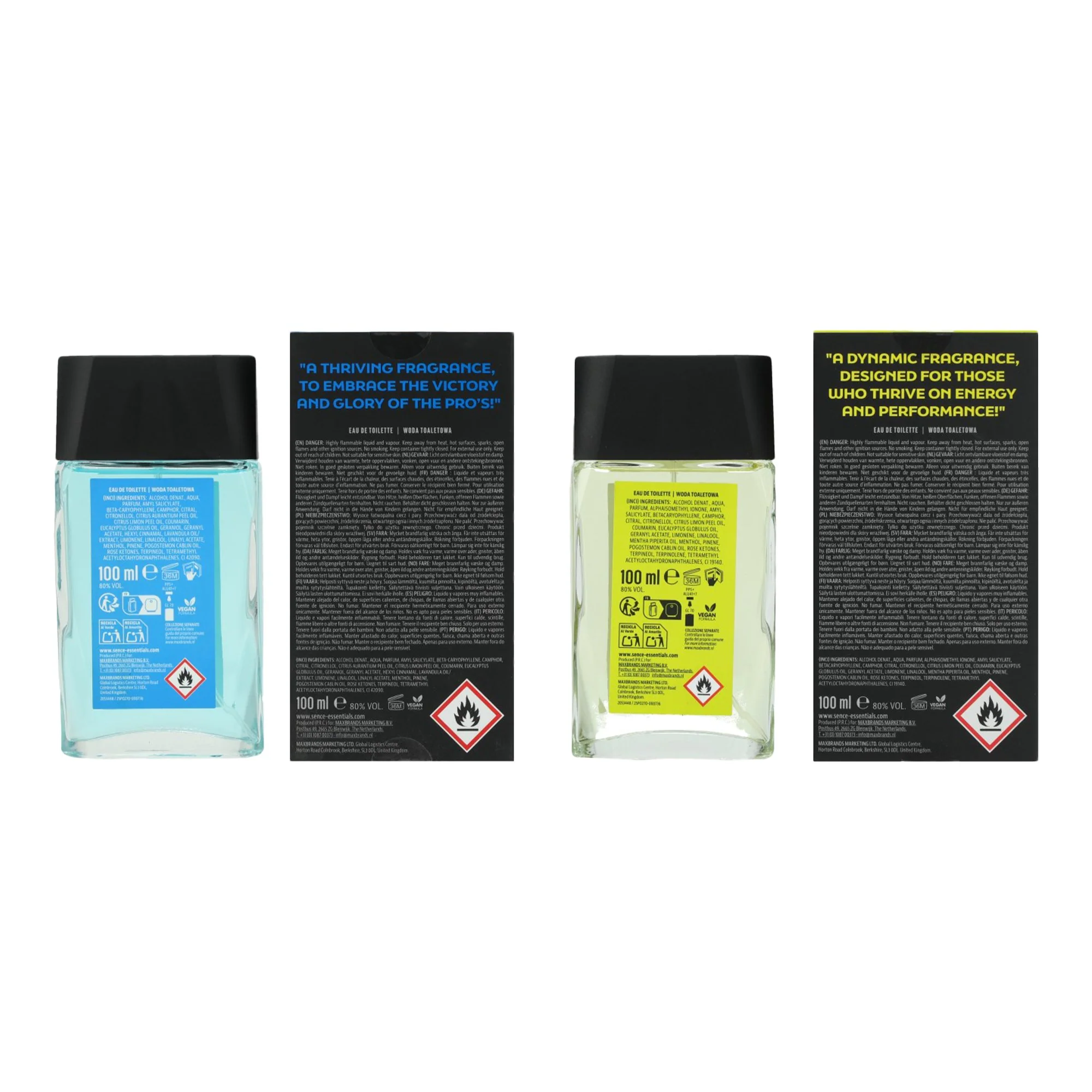Eau de toilette active sport men - Bleu - Image 2
