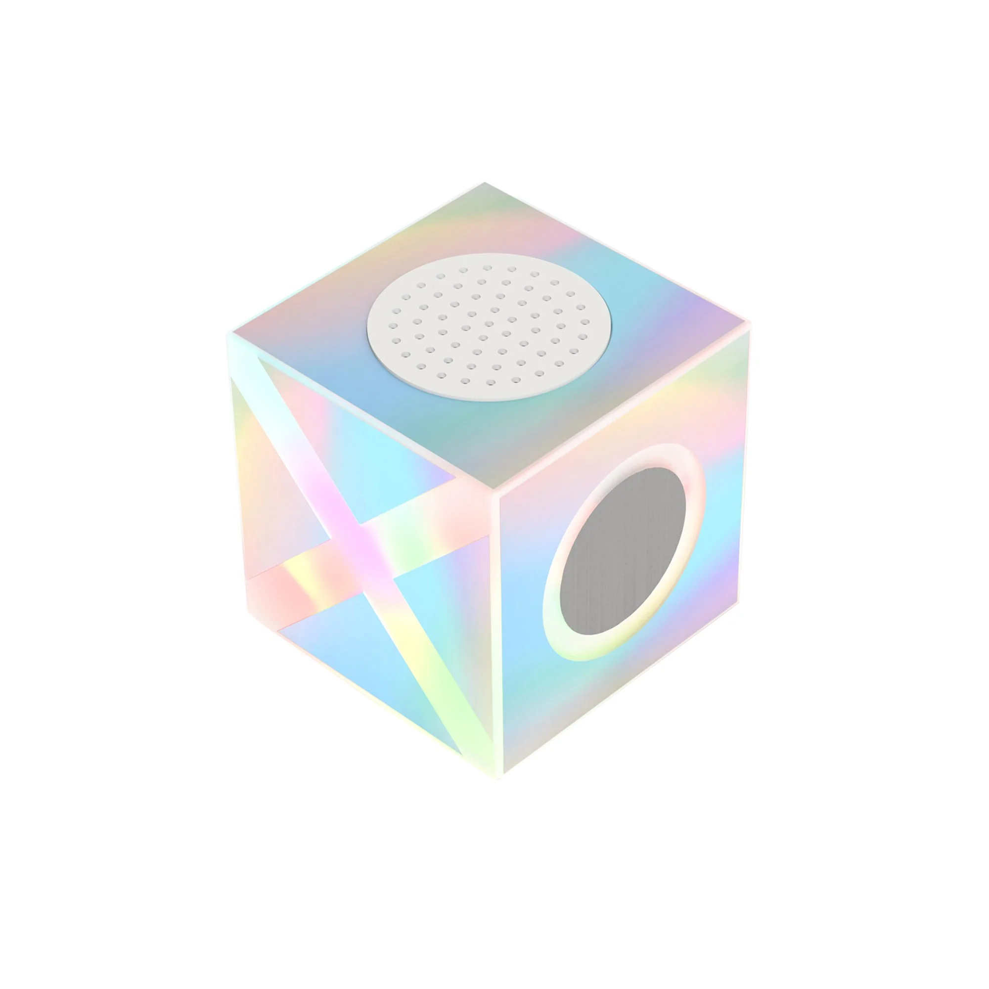 Enceinte cube sans fil Ă led - Image 2