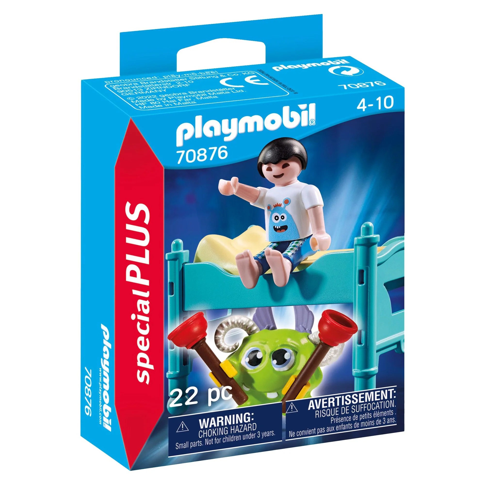 Enfant avec petit monstre