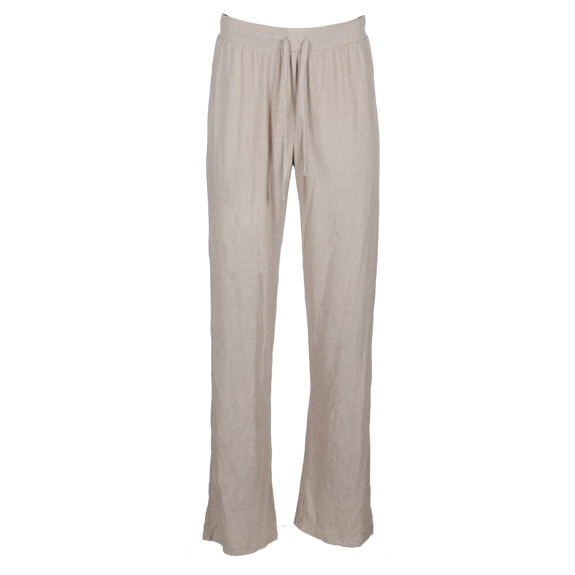 Ensemble haut avec capuche et bas évasé  - Beige - Image 4
