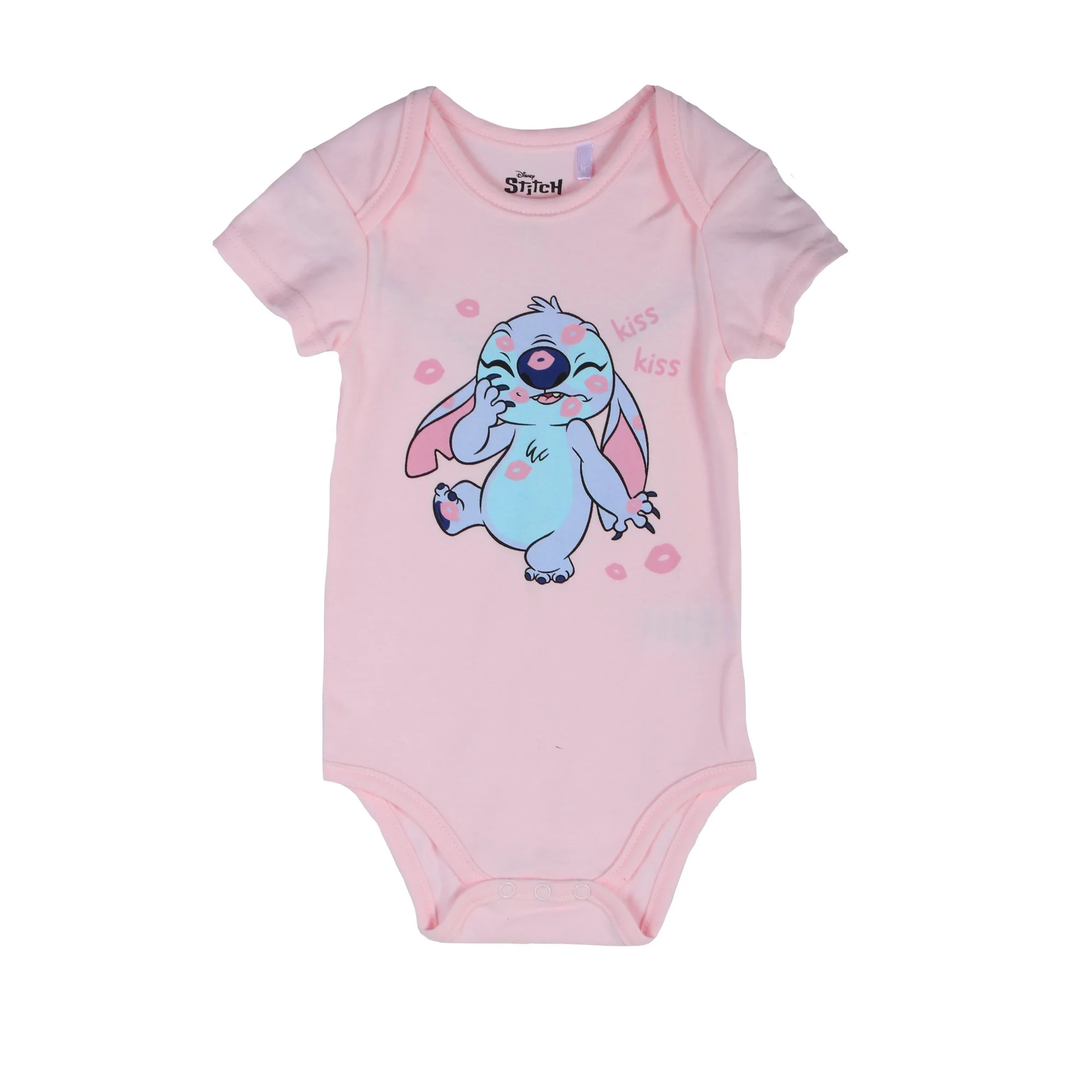 Ensemble licence dors bien + bavoir + body - Rose - Image 3