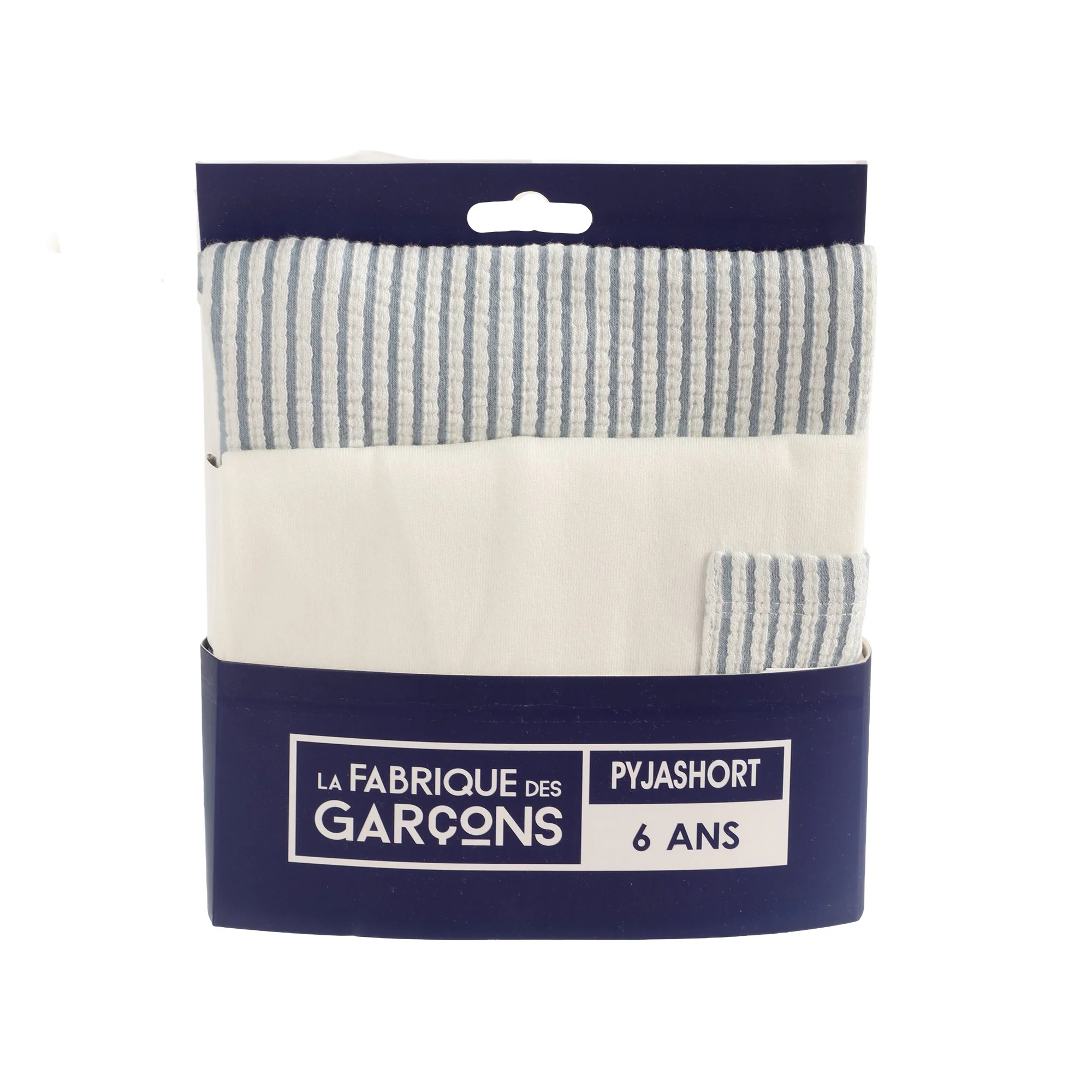 Ensemble pyjama haut et short  - Bleu - Image 6