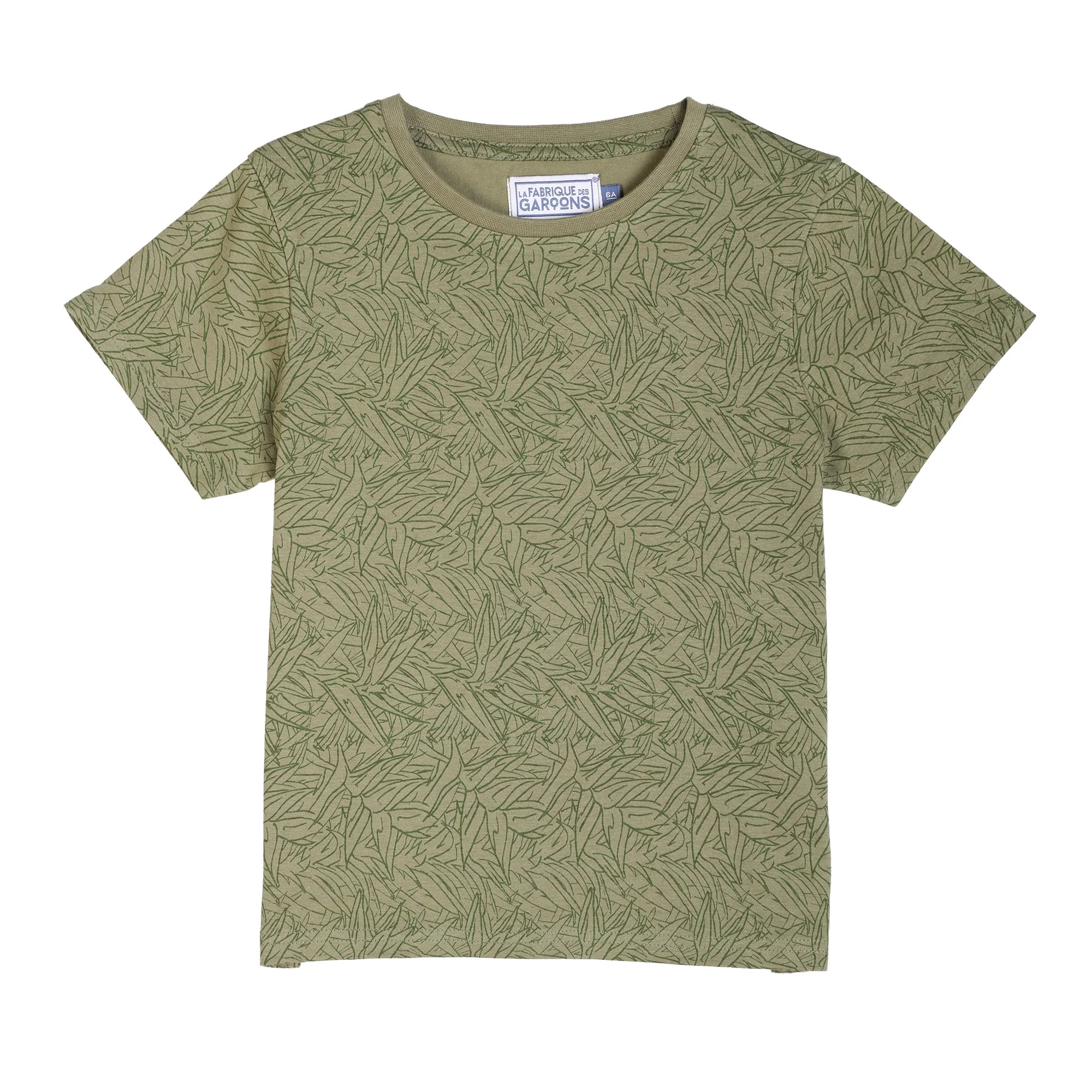 Ensemble pyjama haut et short  - Kaki