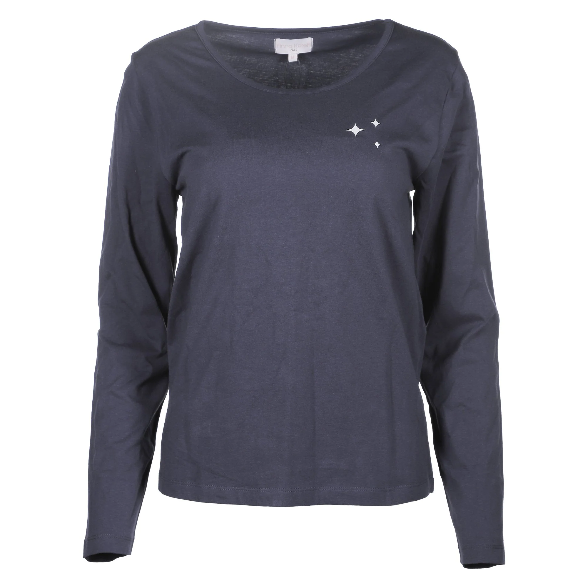 Ensemble Pyjama long jersey - Bleu foncé - Image 3