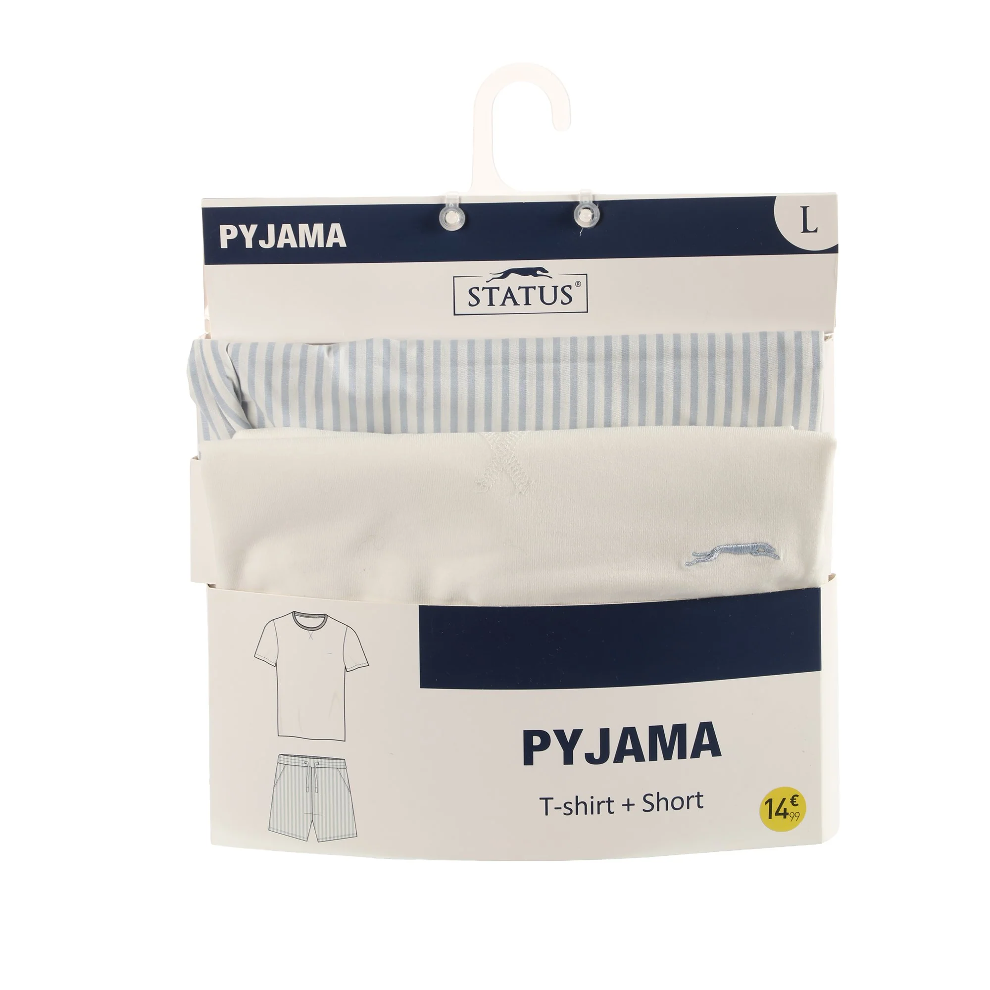 Ensemble pyjama popeline - Blanc - Image 6