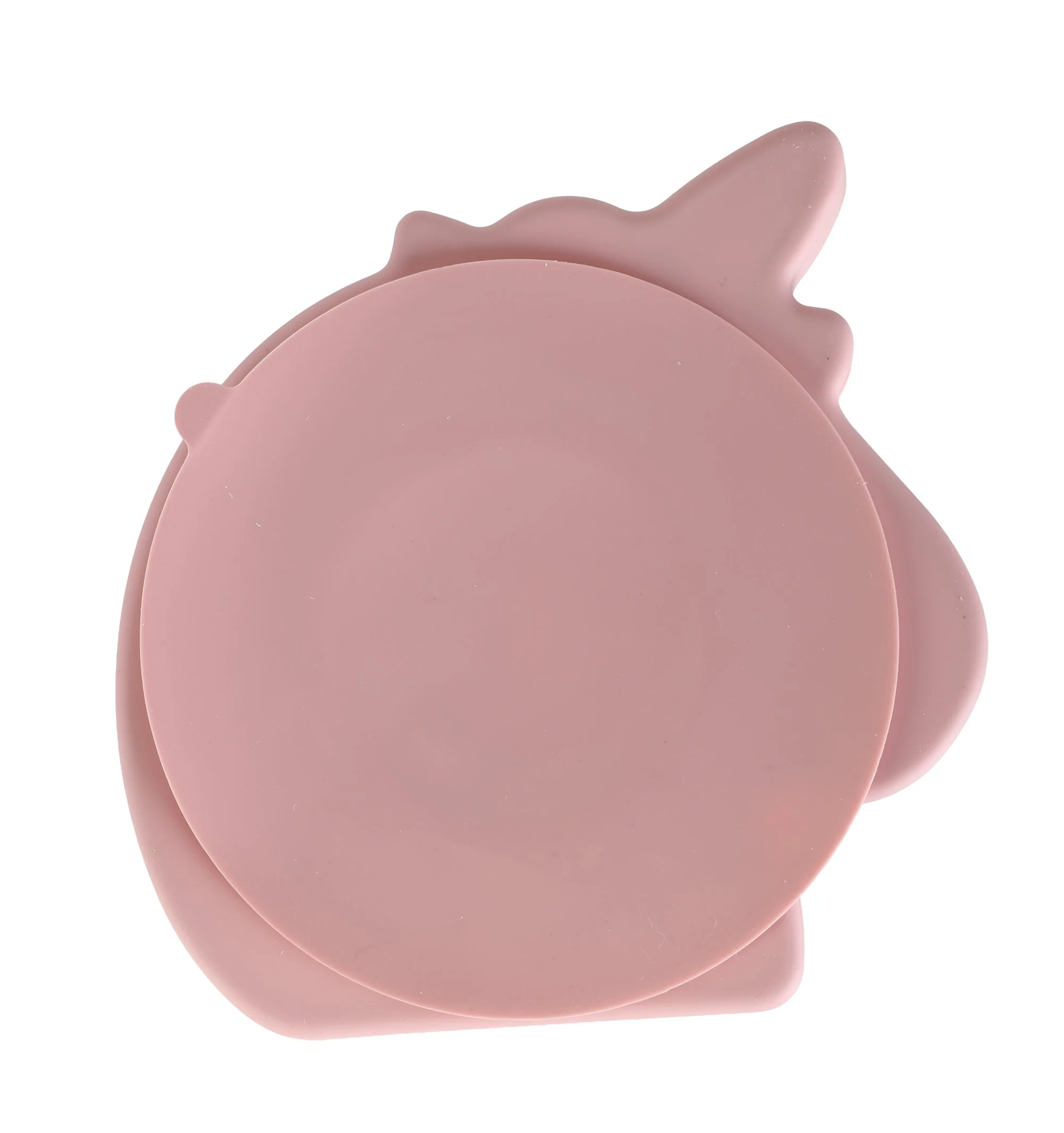 Ensemble repas enfant en silicone  - Rose - Image 3
