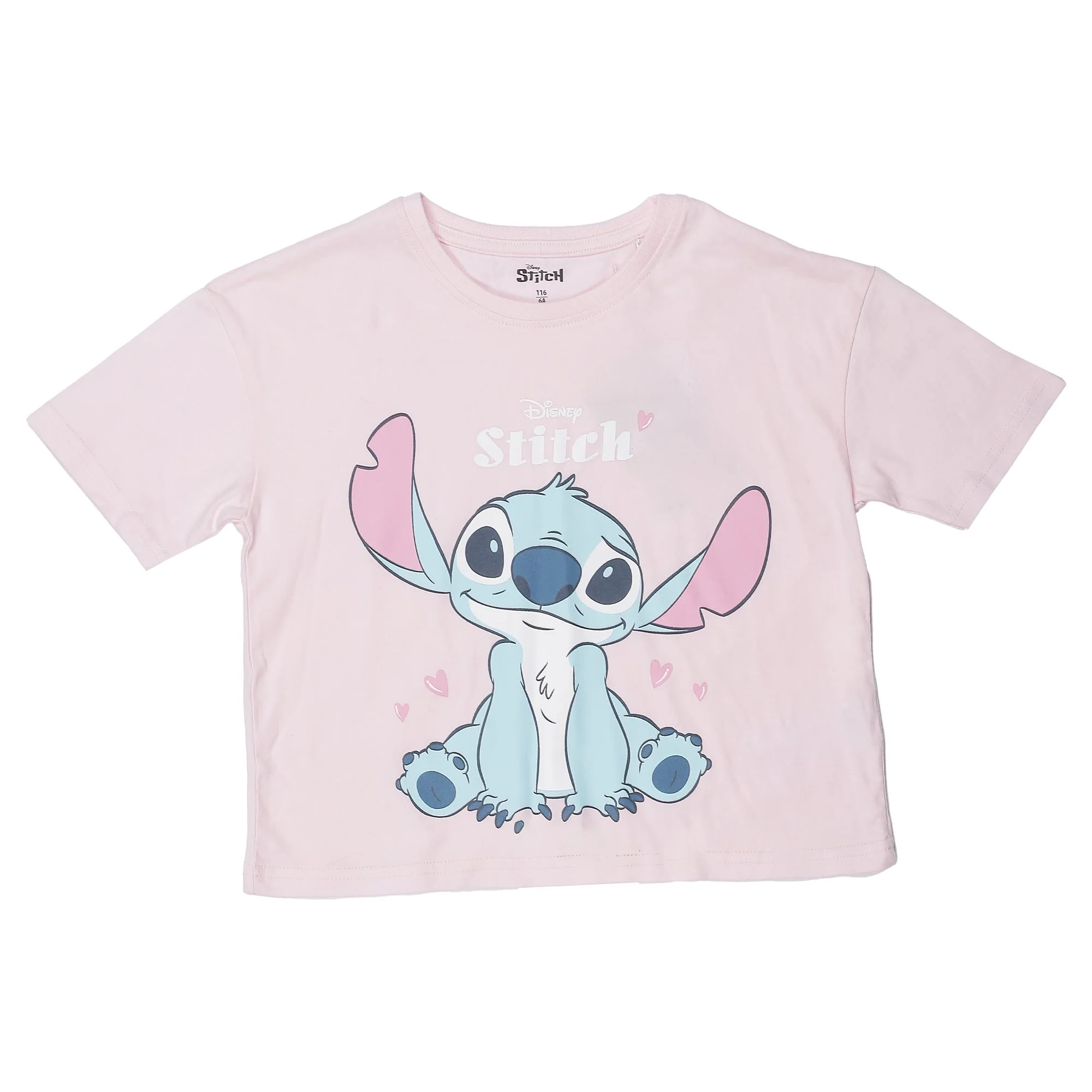 Ensemble Tee-shirt manches courtes + short Stitch 2-8 ans  - Violet - Image 3