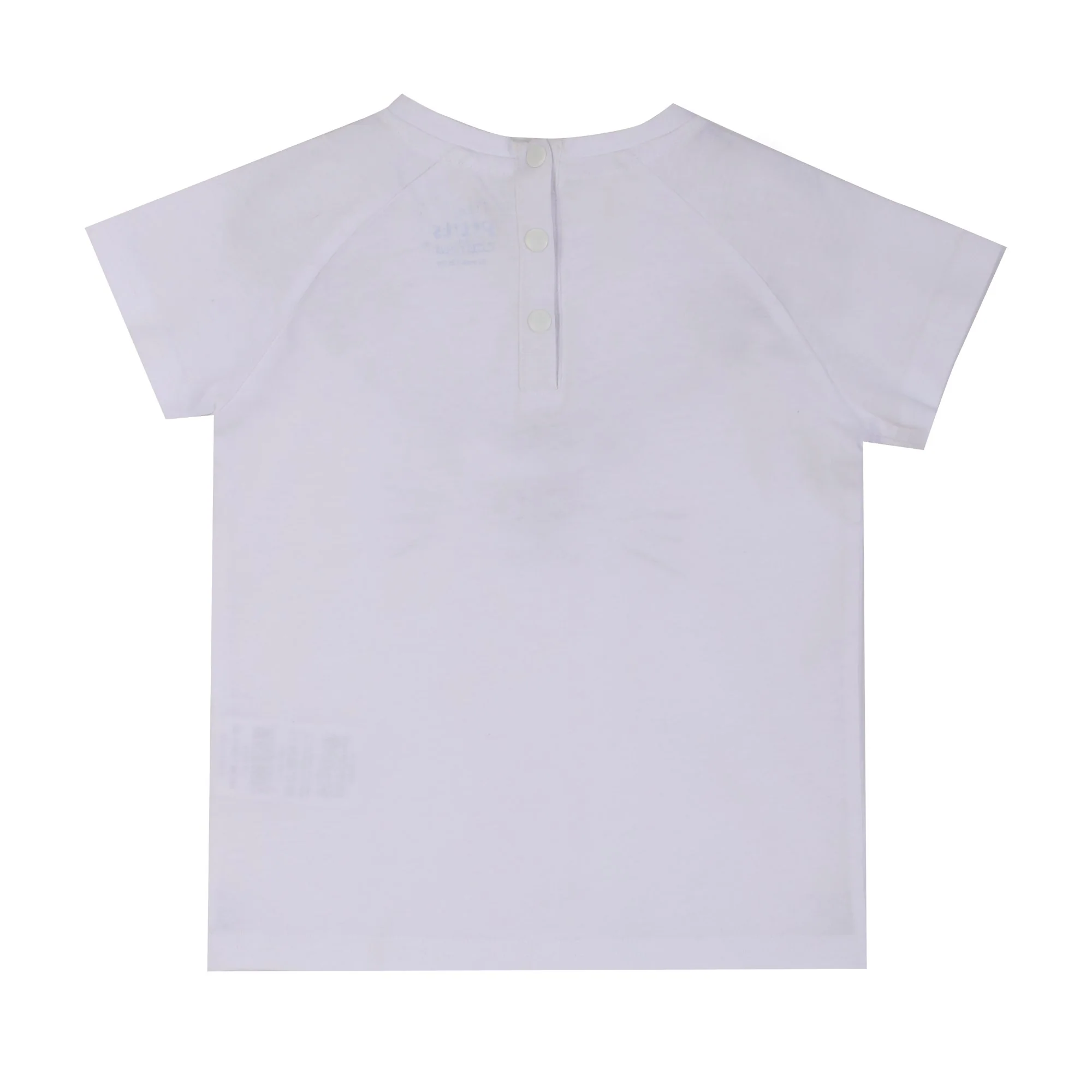 Ensemble tee-shirt + short 3/36 mois - Blanc - Image 2