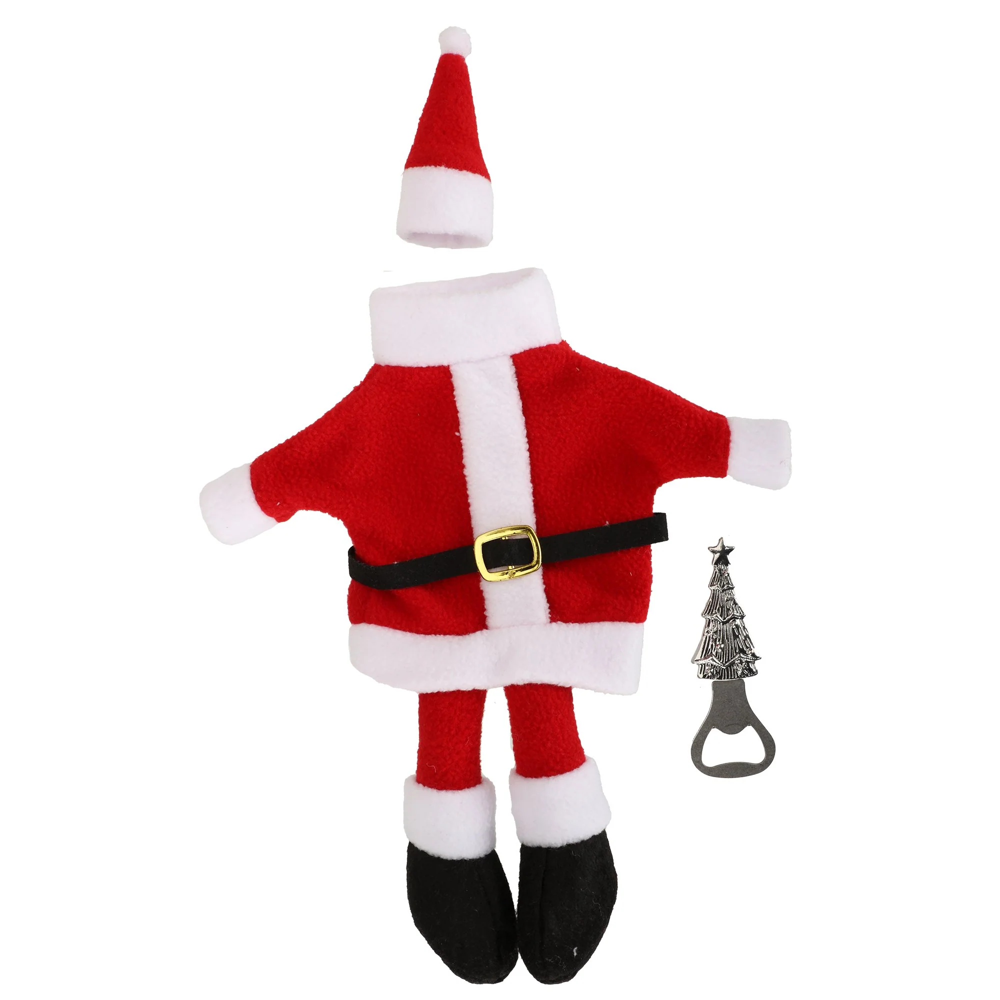 Etui à bouteille Père Noël + tire bouchon