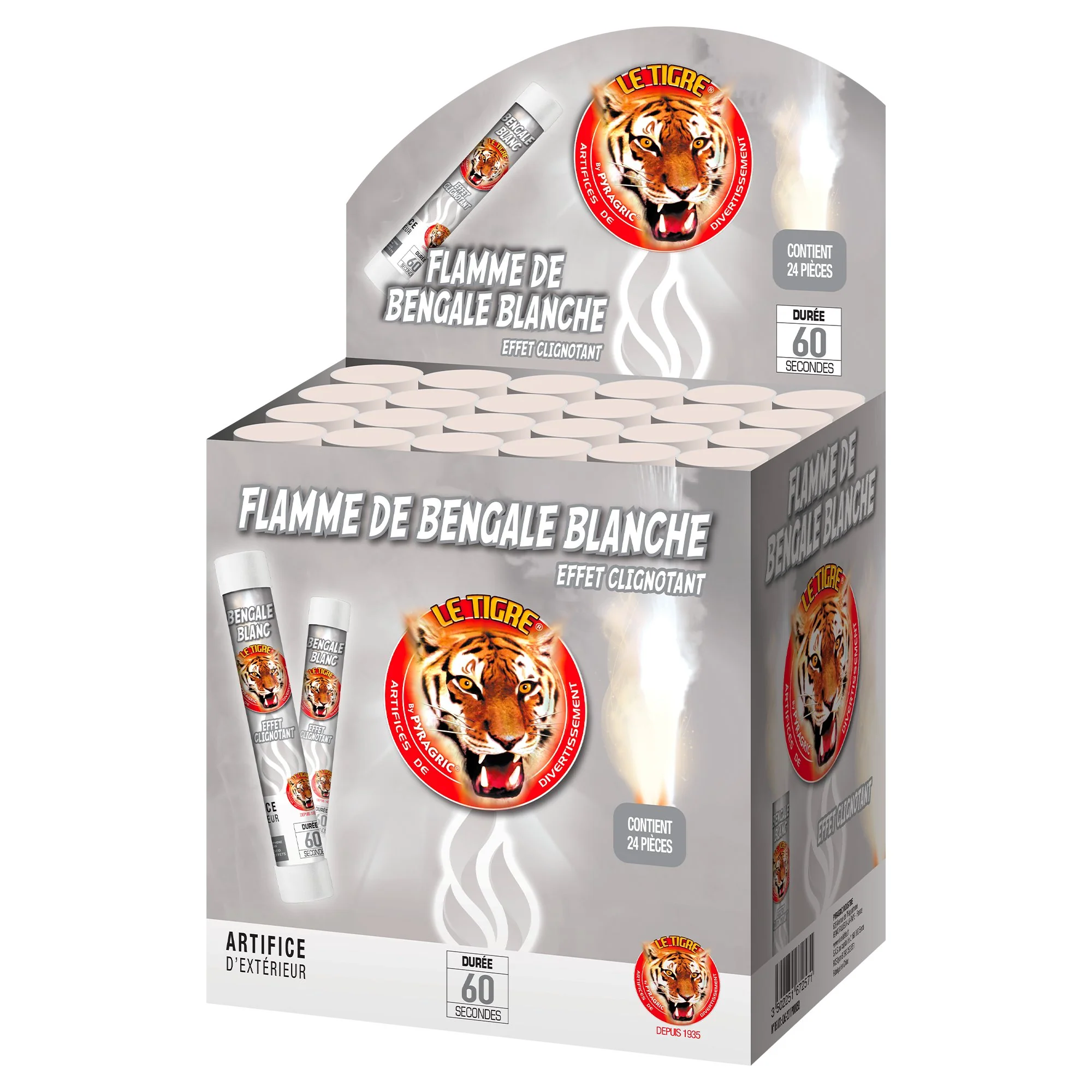 Feu de bengale blanc