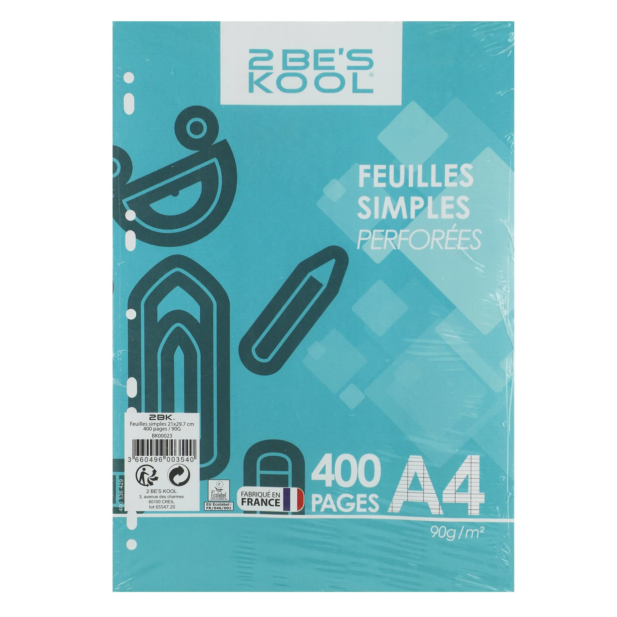 Feuilles simples A4