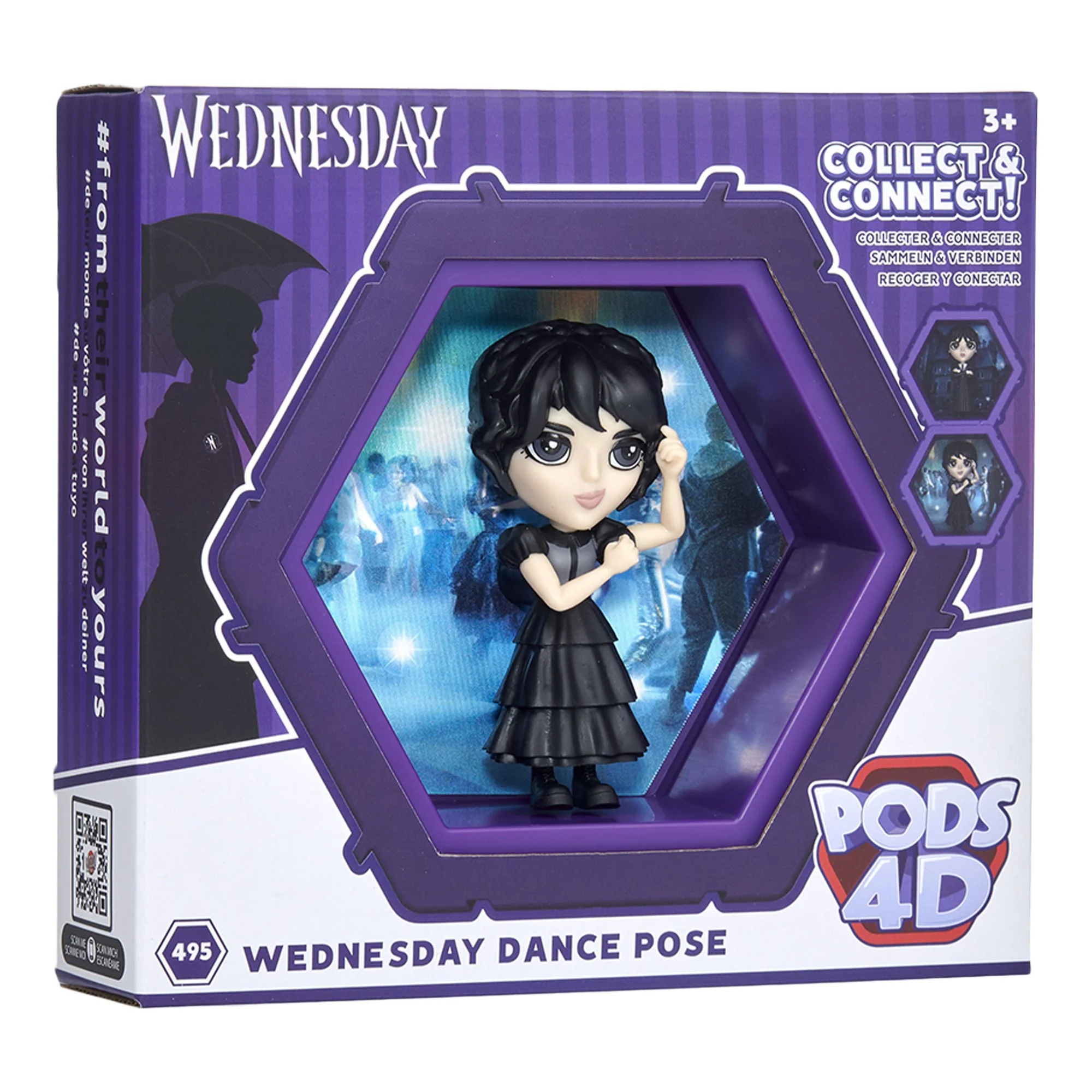 Figure Mercredi qui danse 4D