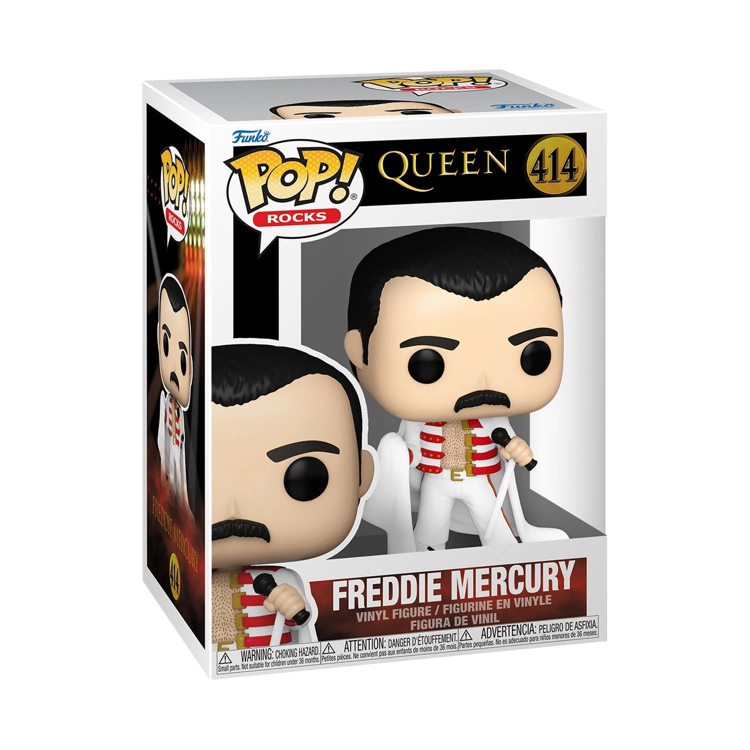 Figurine Funko Pop Rocks Queen Freddie Mercury avec Cape