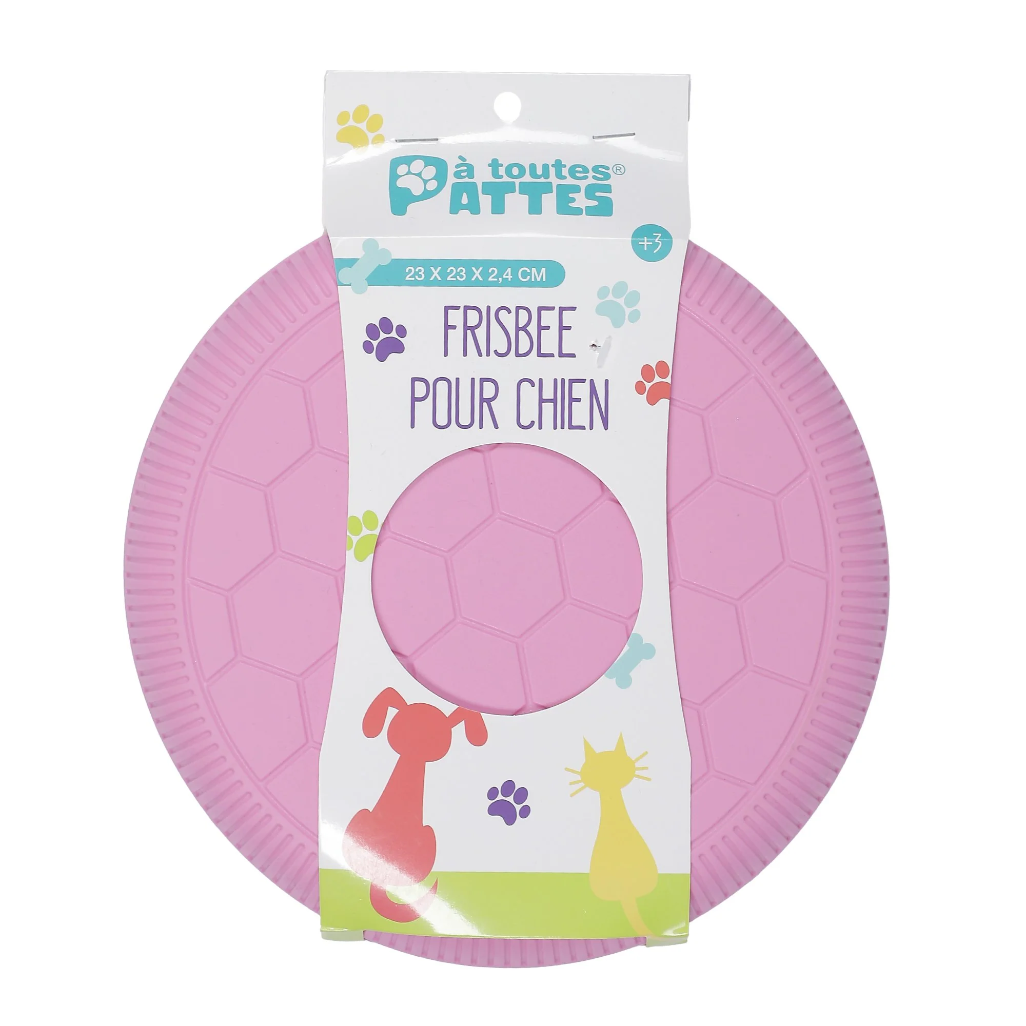 Frisbee pour chien - Rose