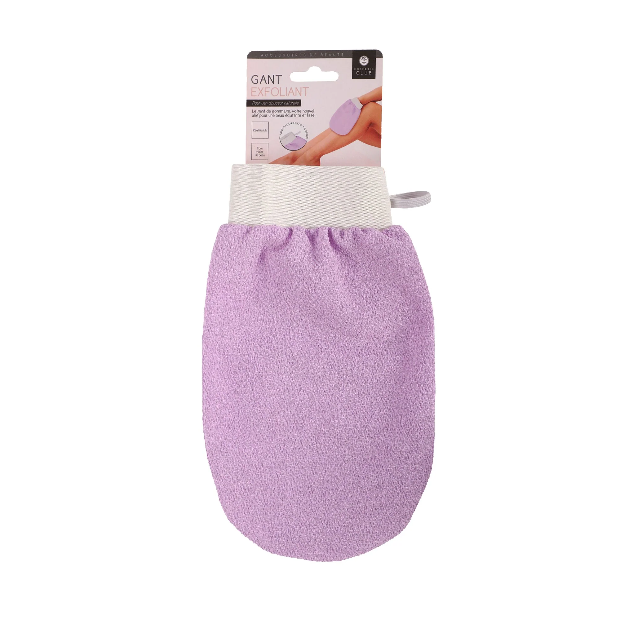 Gant en soie exfoliant
