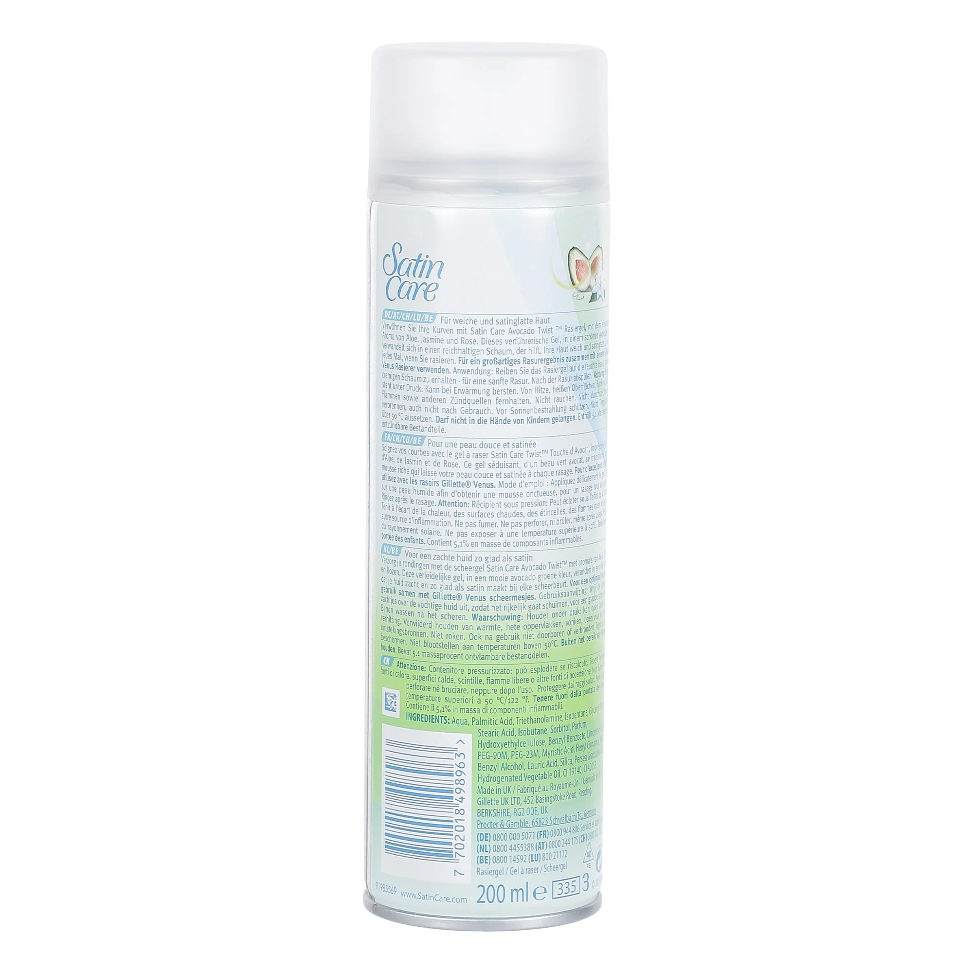 Gel de rasage satin care avocado twist - Image 2