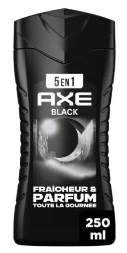 Gel douche black 5 en 1