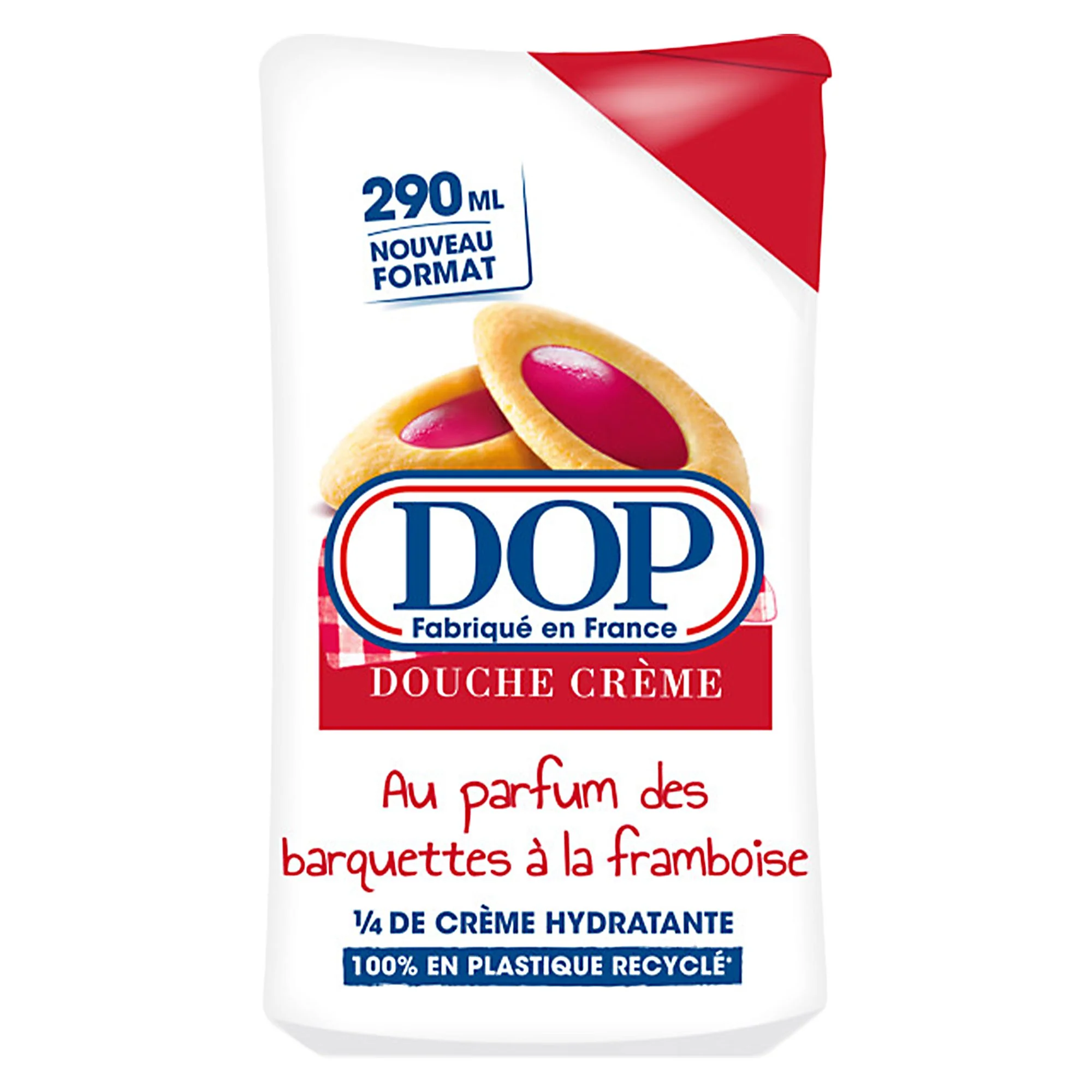 Gel douche crème douceur d'enfance barquette framboise