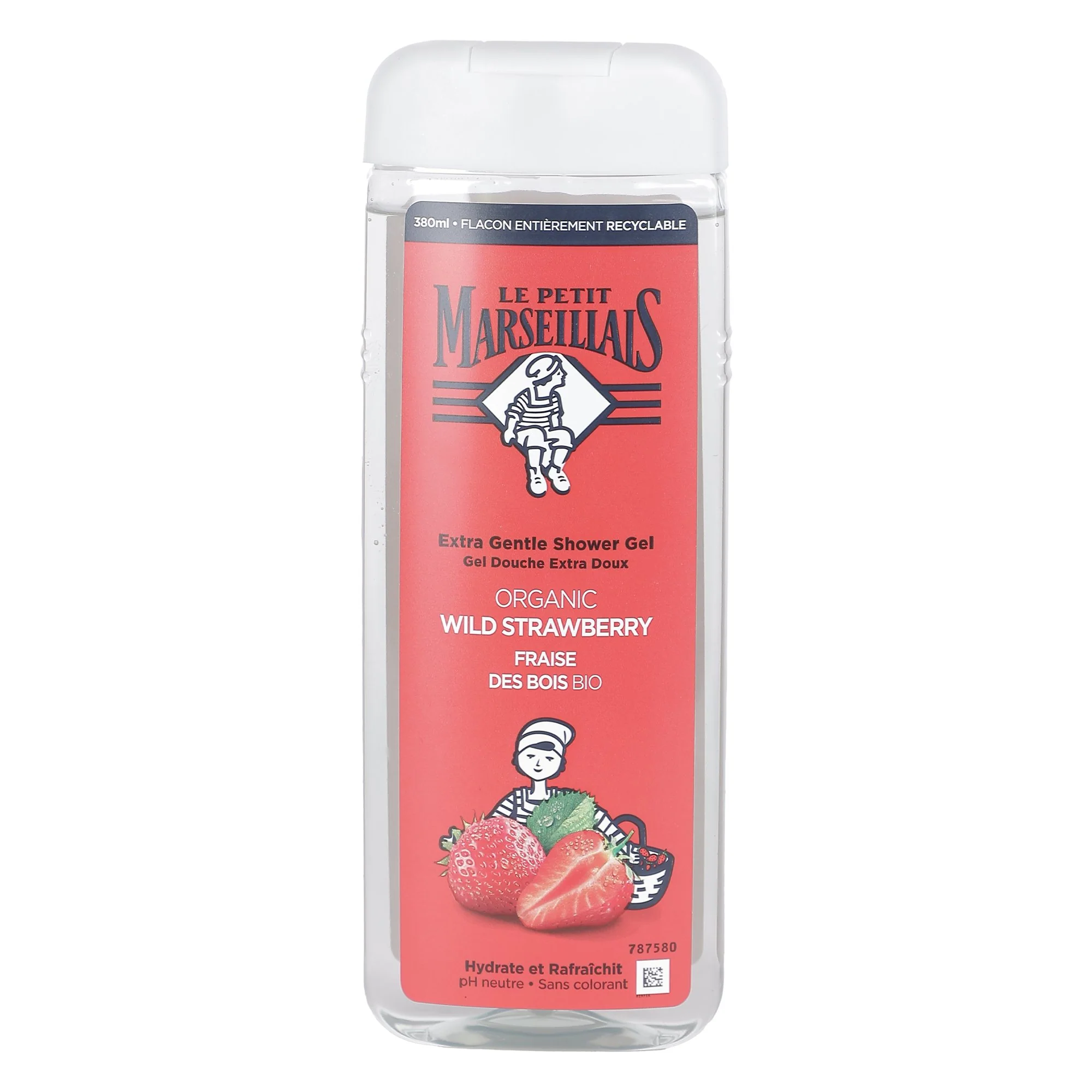 Gel douche délicat fraise gariguette