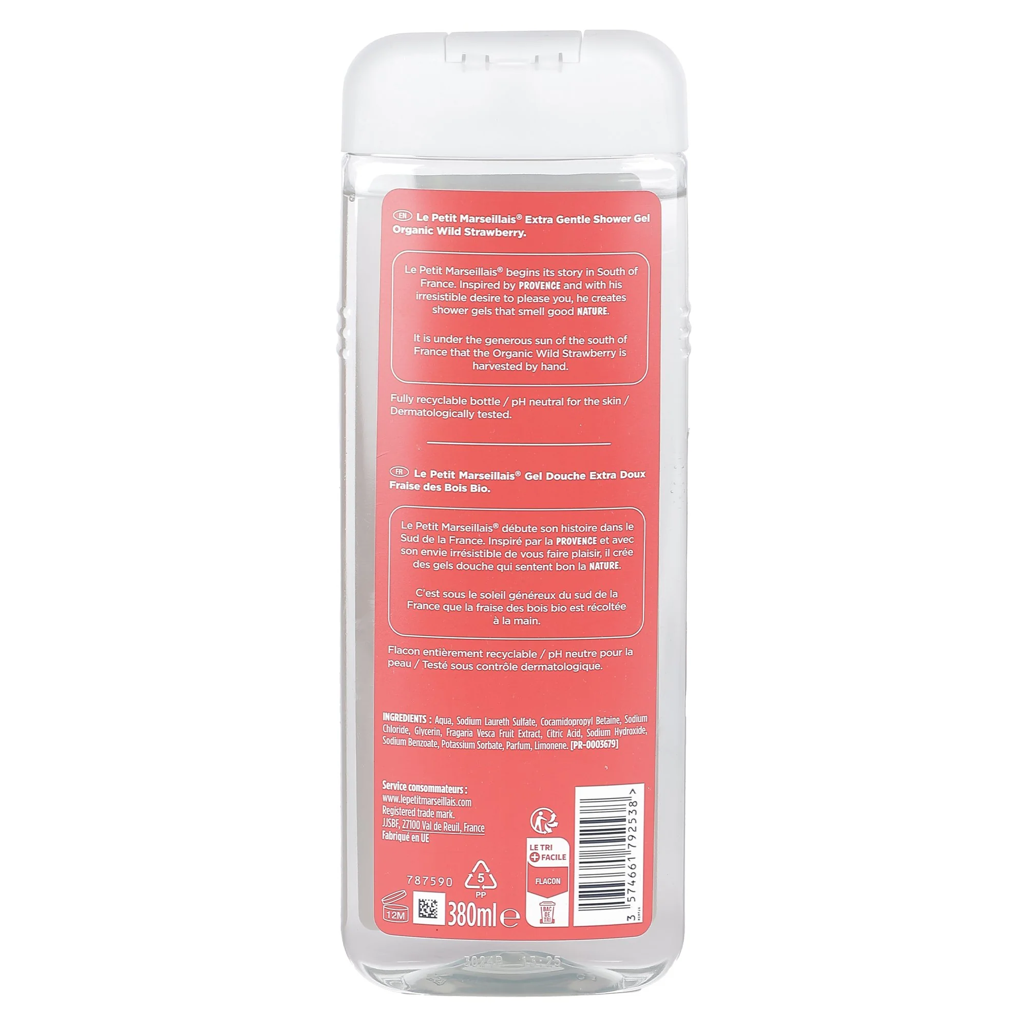 Gel douche délicat fraise gariguette - Image 2